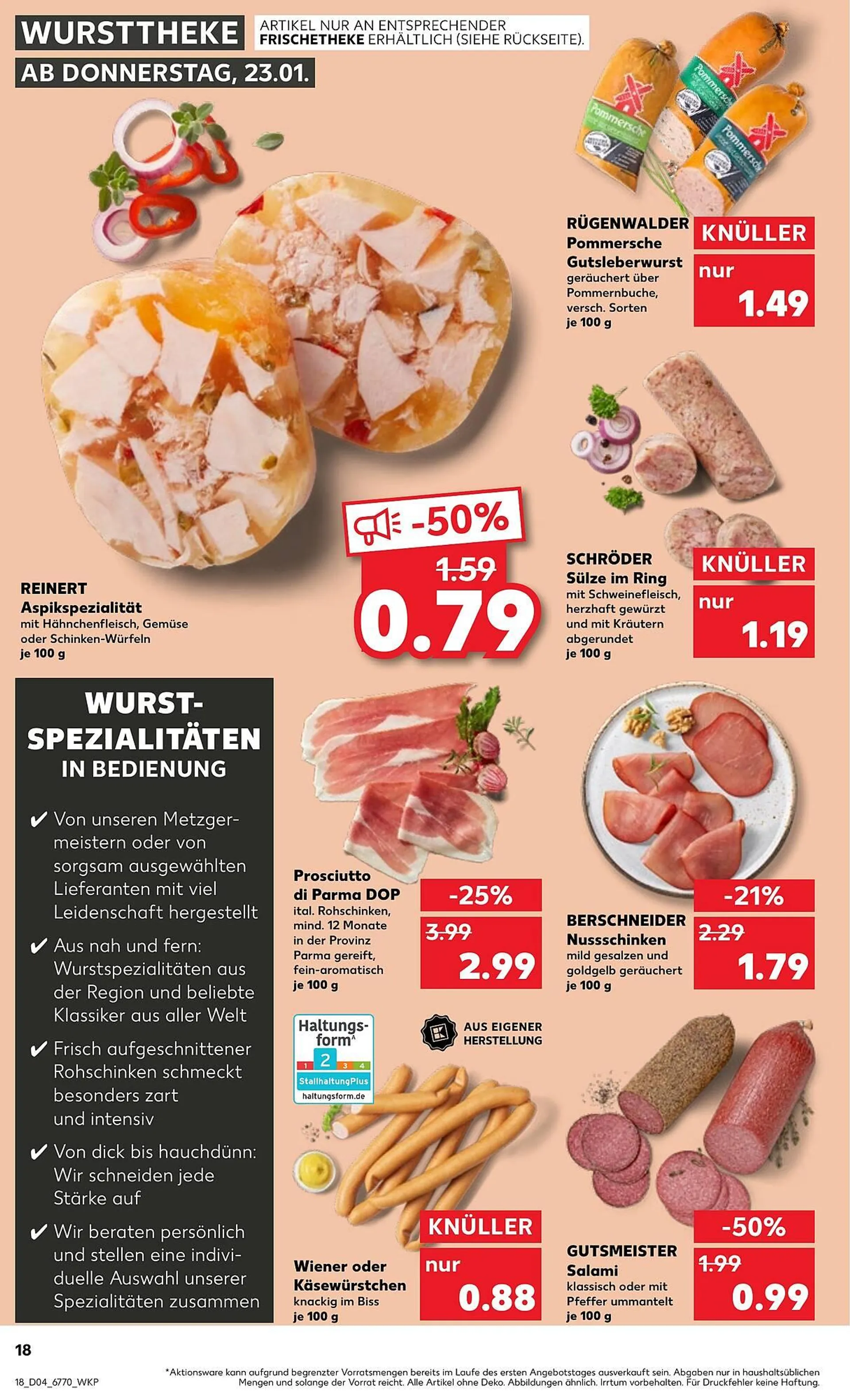 Kaufland Prospekt von 23. Januar bis 29. Januar 2025 - Prospekt seite 18