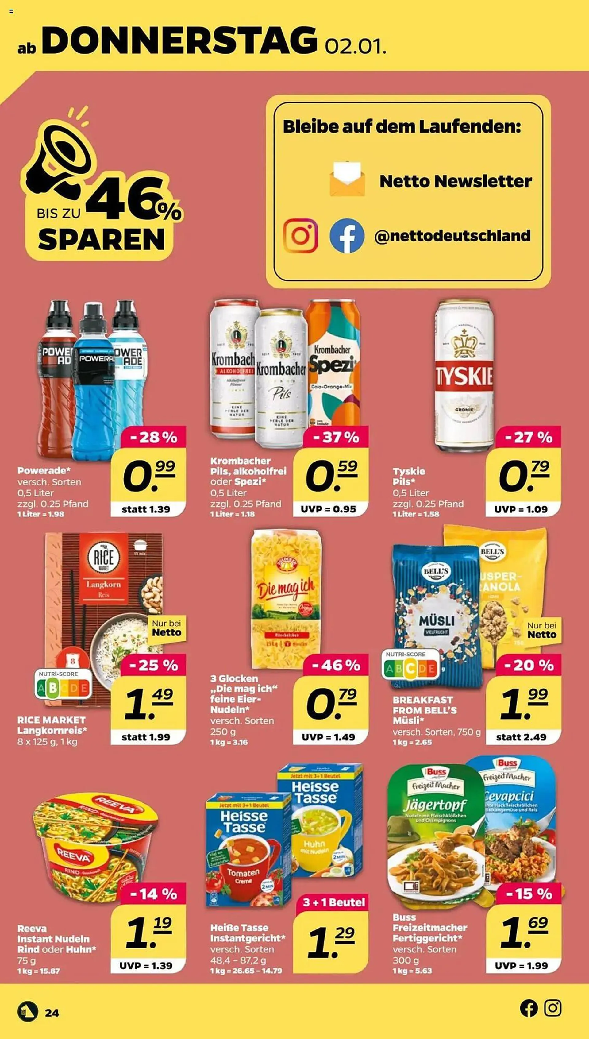 NETTO Prospekt von 30. Dezember bis 4. Januar 2025 - Prospekt seite 24