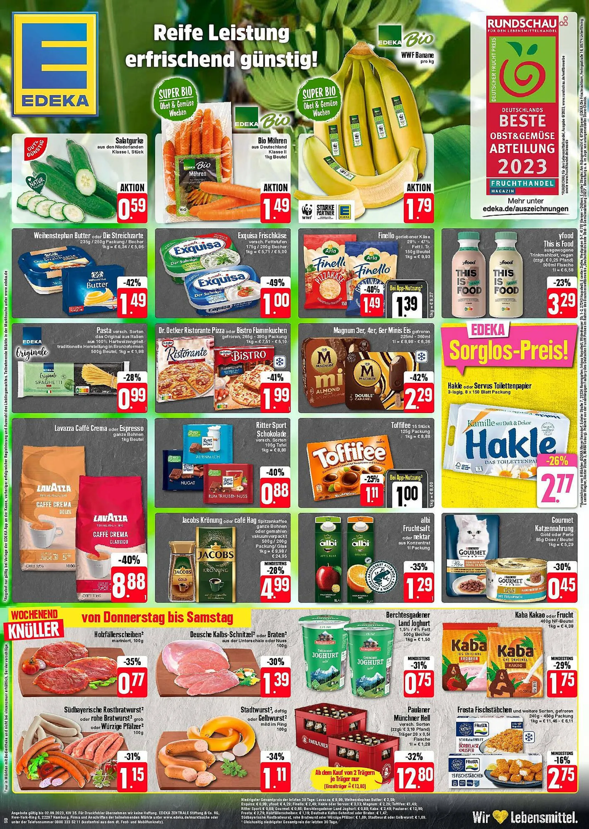 EDEKA Prospekt gültig bis 1. September 2023