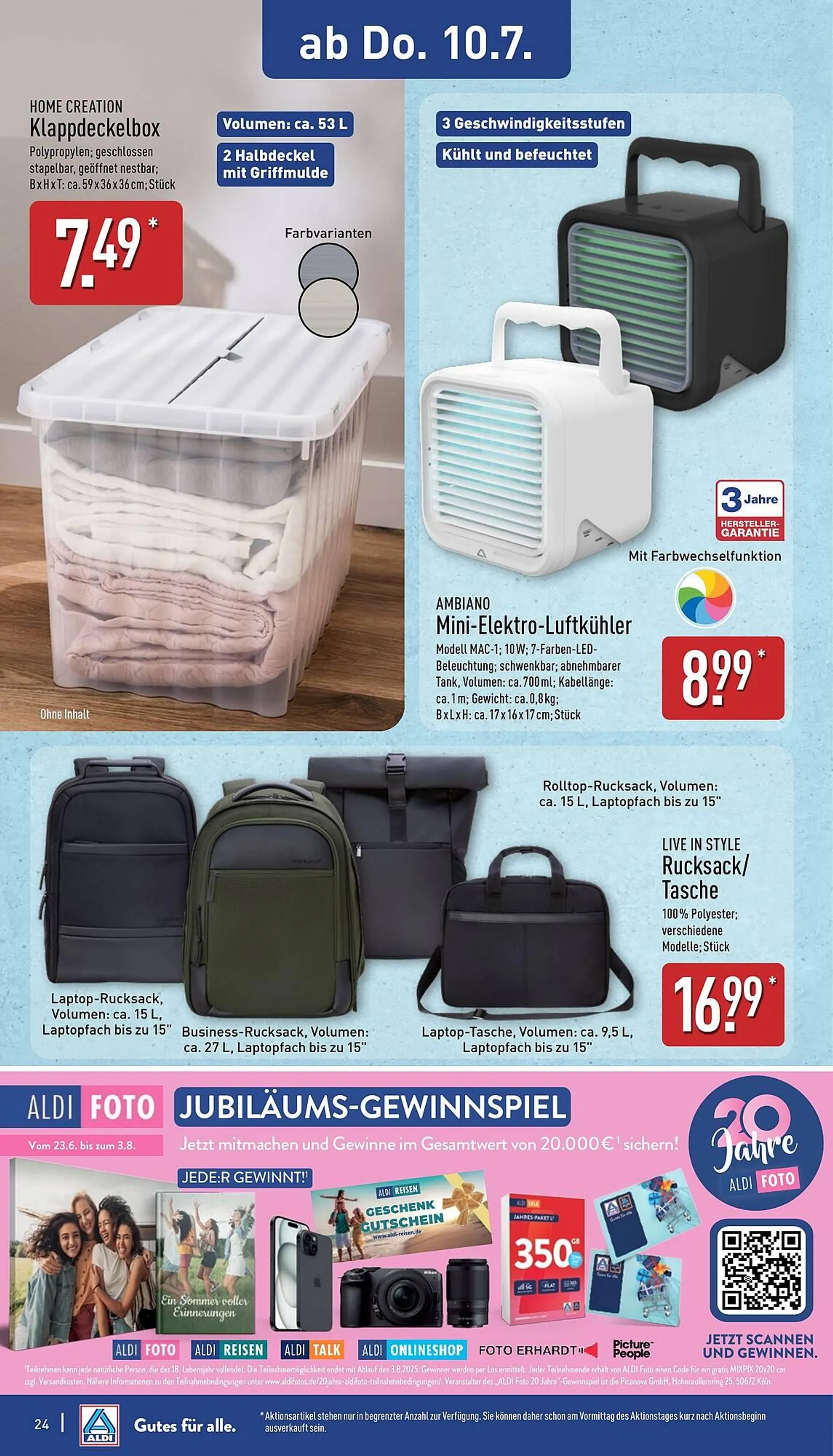 Aldi Nord Prospekt von 7. Juli bis 12. Juli 2025 - Prospekt seite 24