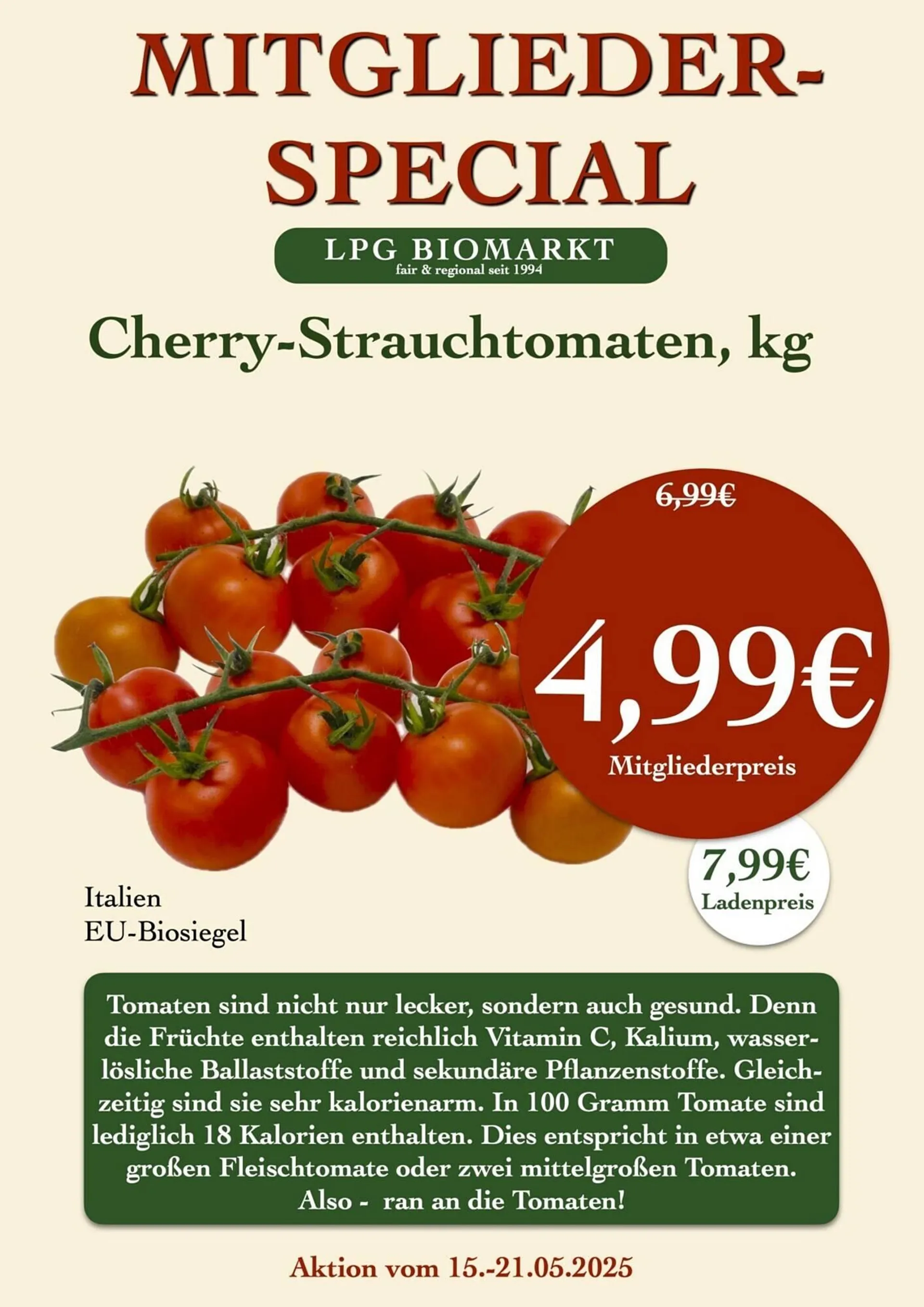 LPG Biomarkt Prospekt von 15. Mai bis 21. Mai 2025 - Prospekt seite 5