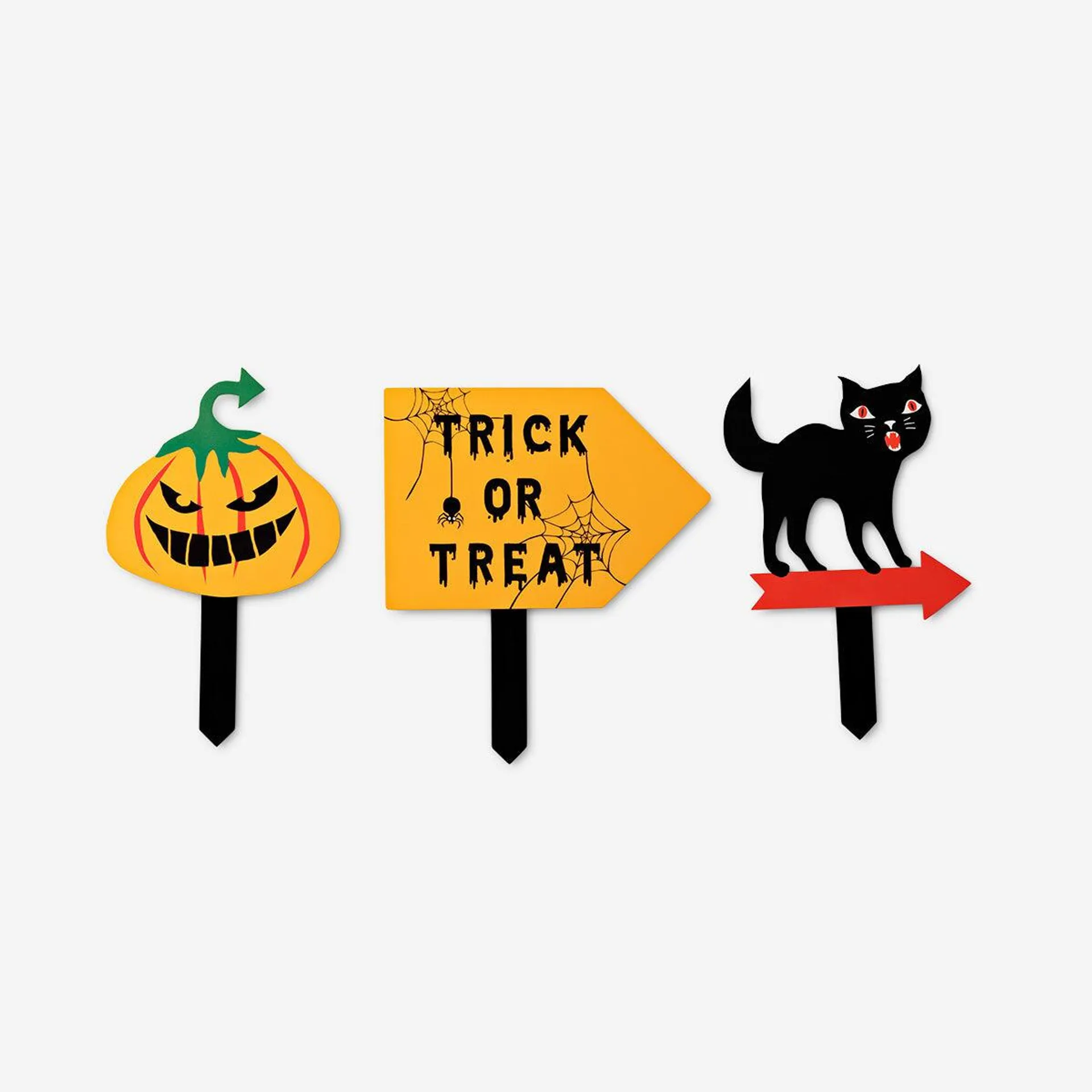 Halloween signs. 3 pcs