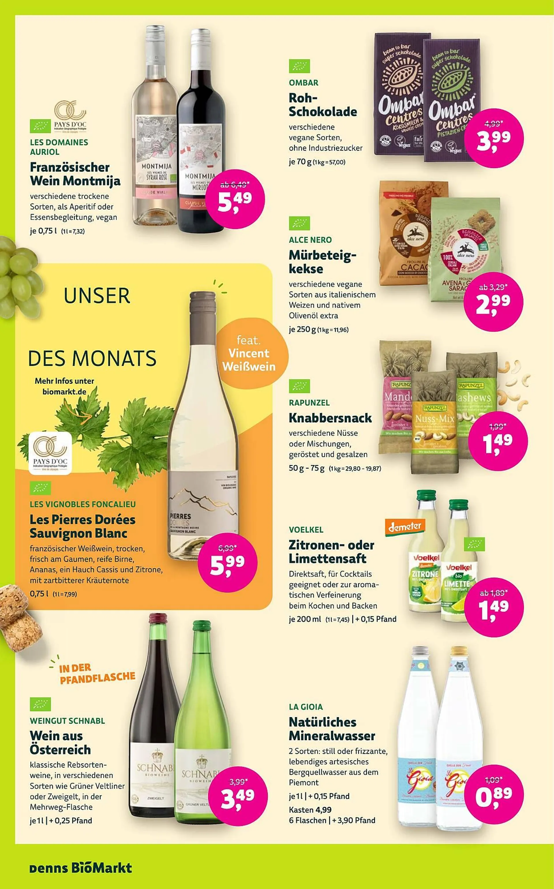 Landmann's Biomarkt Prospekt von 4. Juni bis 17. Juni 2025 - Prospekt seite 10