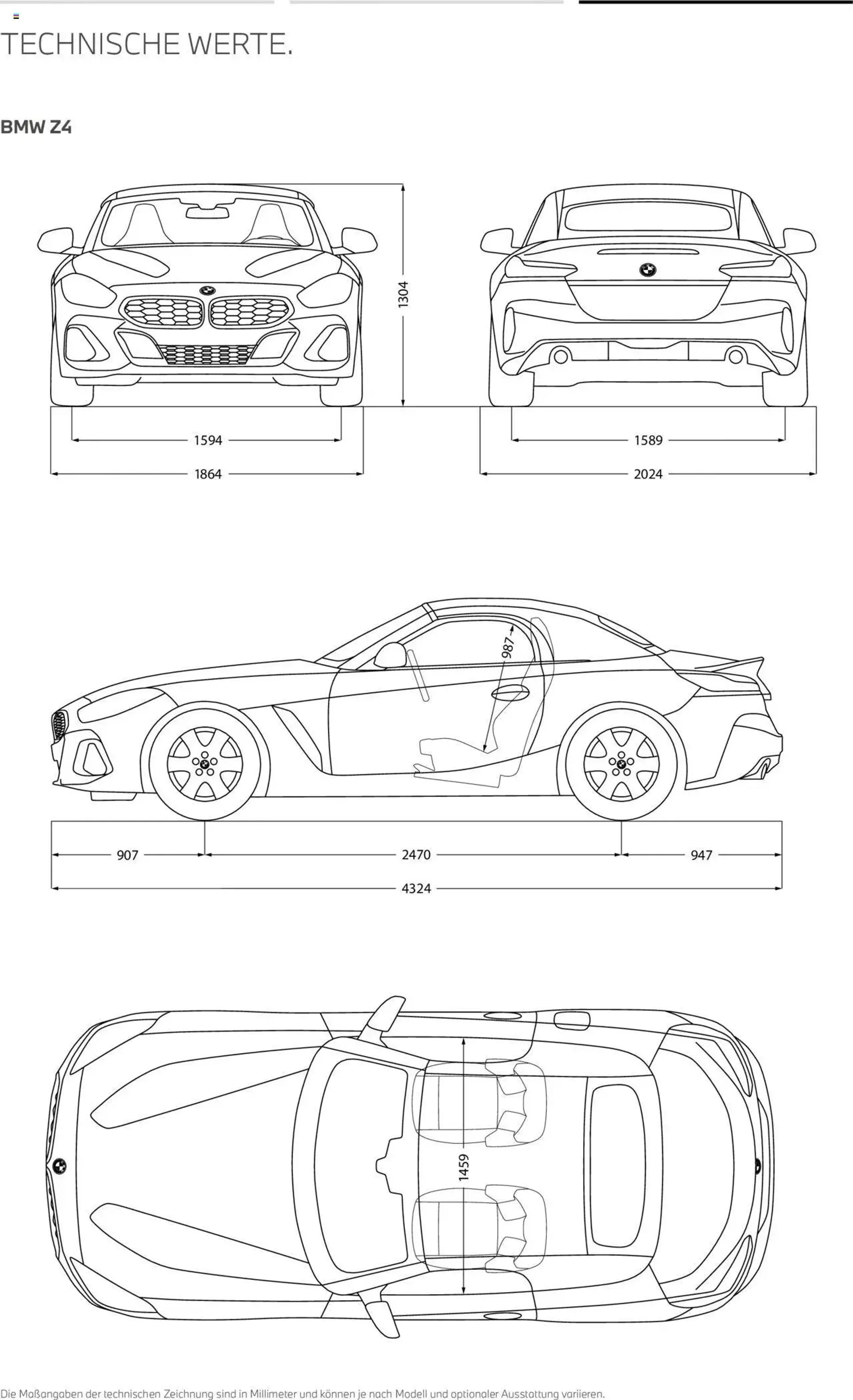 BMW Z4 von 1. Juli bis 31. Dezember 2024 - Prospekt seite 22