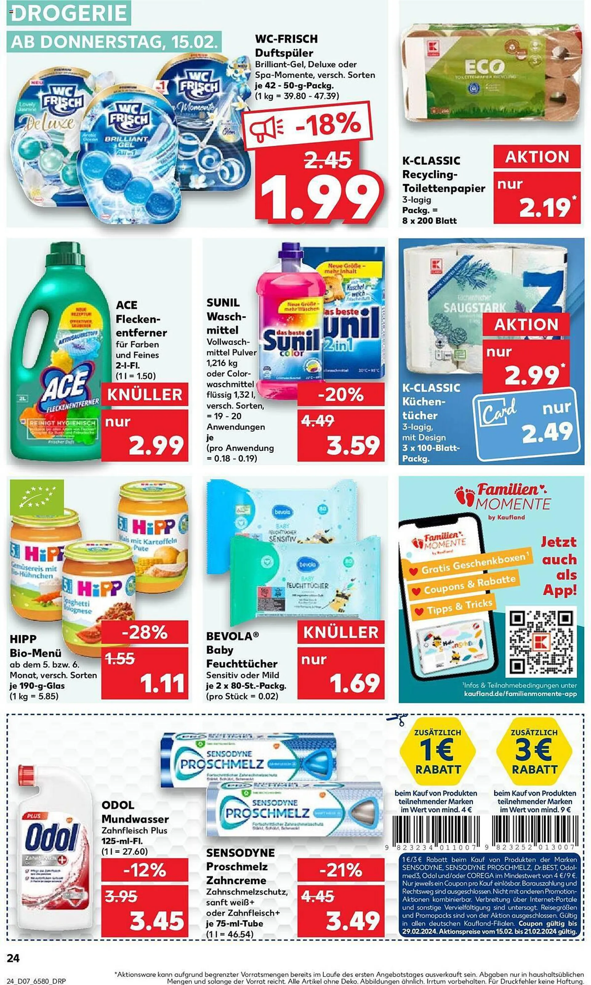 Kaufland Prospekt von 15. Februar bis 21. Februar 2024 - Prospekt seite 24