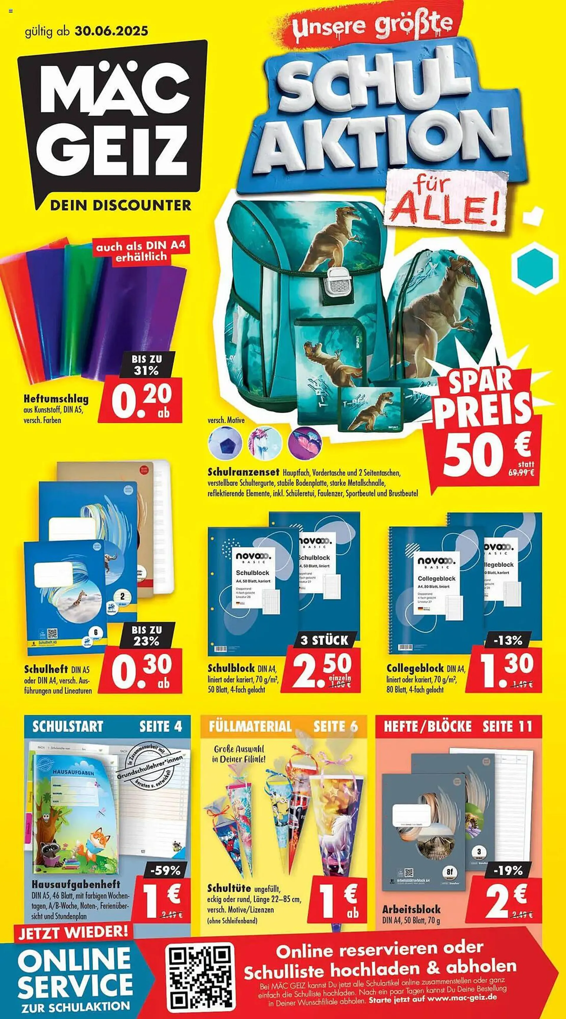 Mäc Geiz Prospekt von 30. Juni bis 31. Juli 2025 - Prospekt seite 1