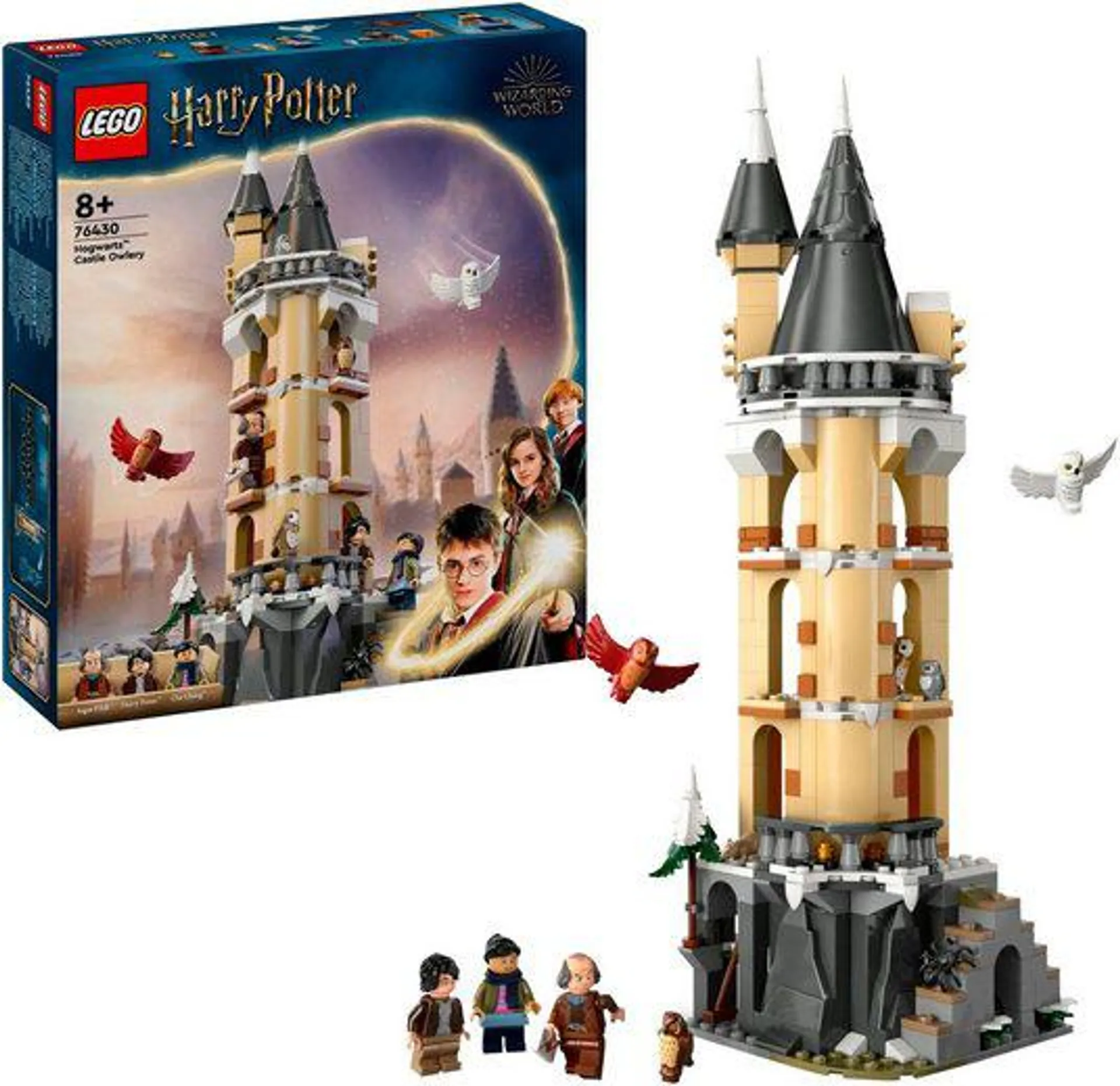 LEGO® Konstruktionsspielsteine Eulerei auf Schloss Hogwarts™ (76430), LEGO® Harry Potter™, (364 St), Made in Europe