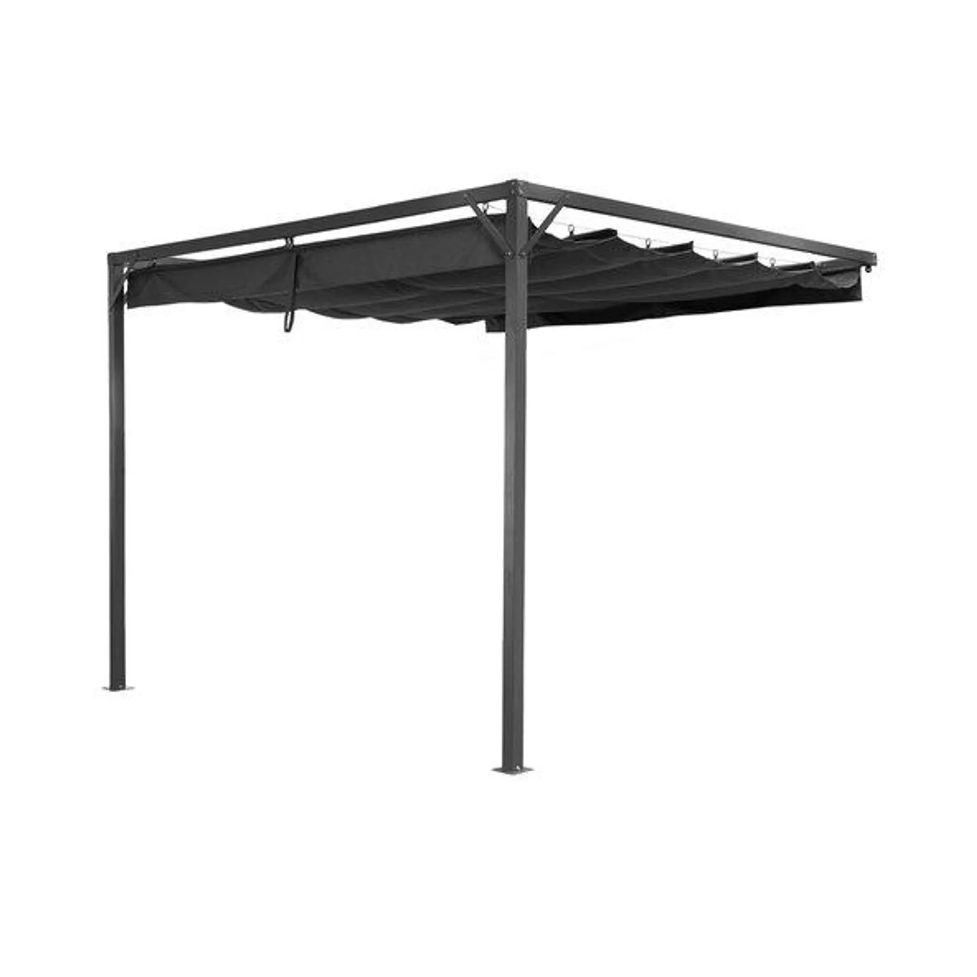 Wand-Pergola, 300 x 300 cm