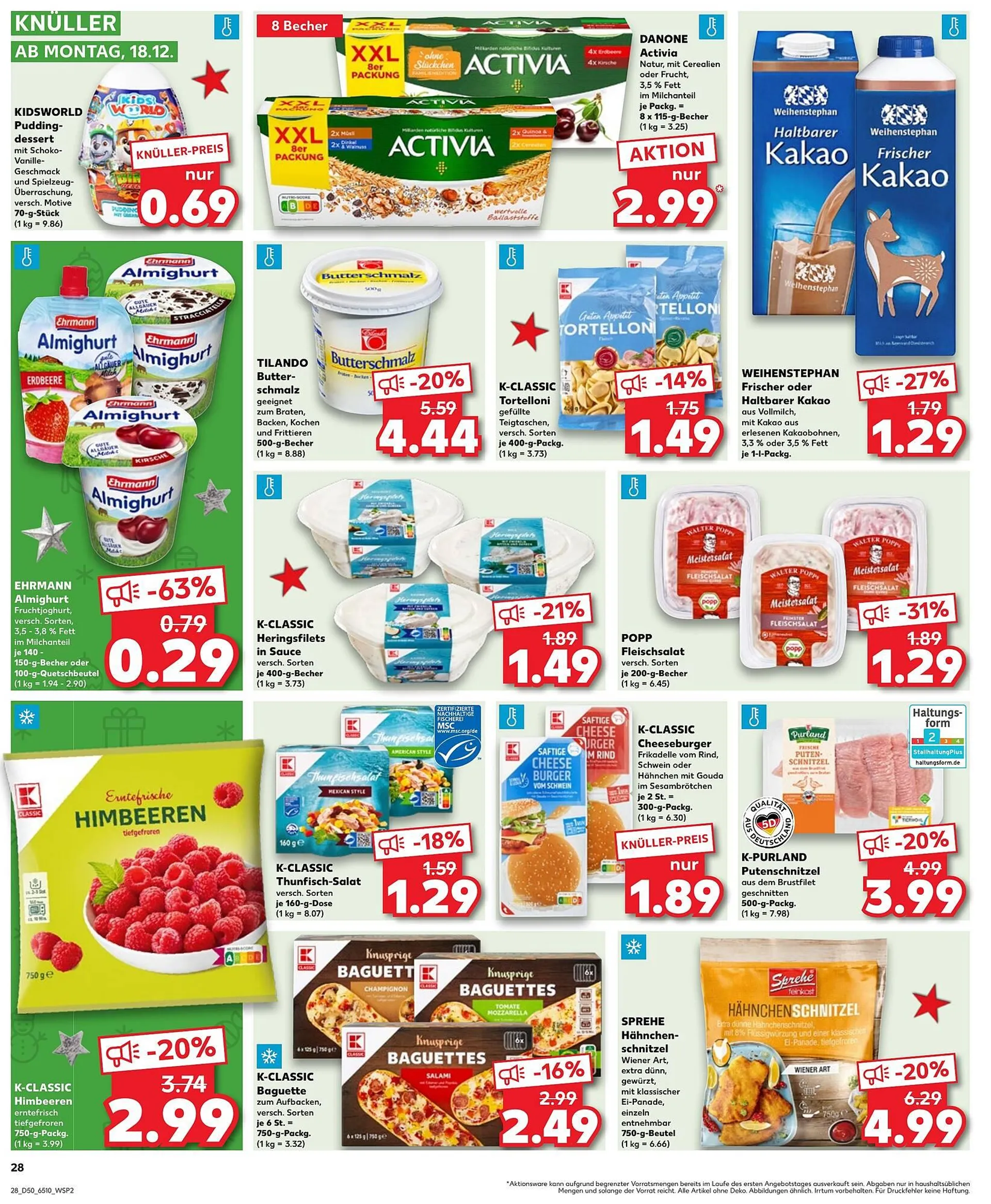 Kaufland Prospekt von 14. Dezember bis 20. Dezember 2023 - Prospekt seite 28