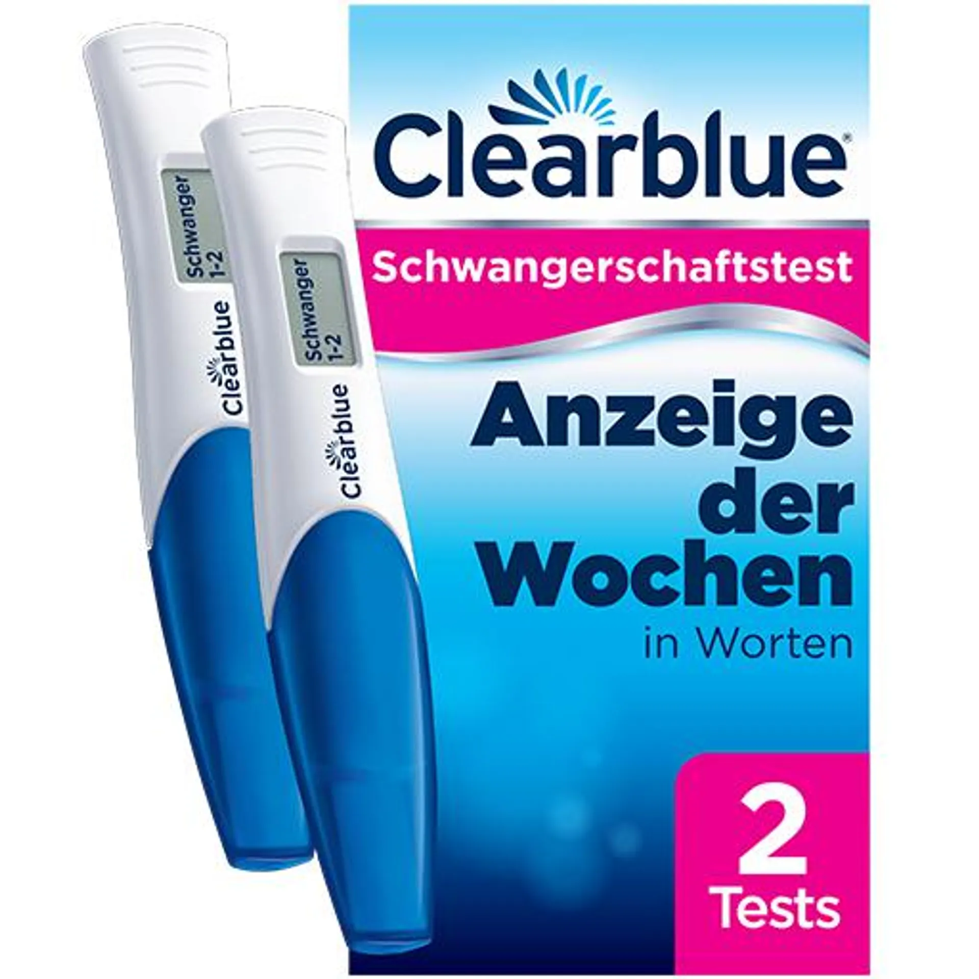 CLEARBLUE Schwangerschaftstest m.Wochenbestimmung 2 St Test