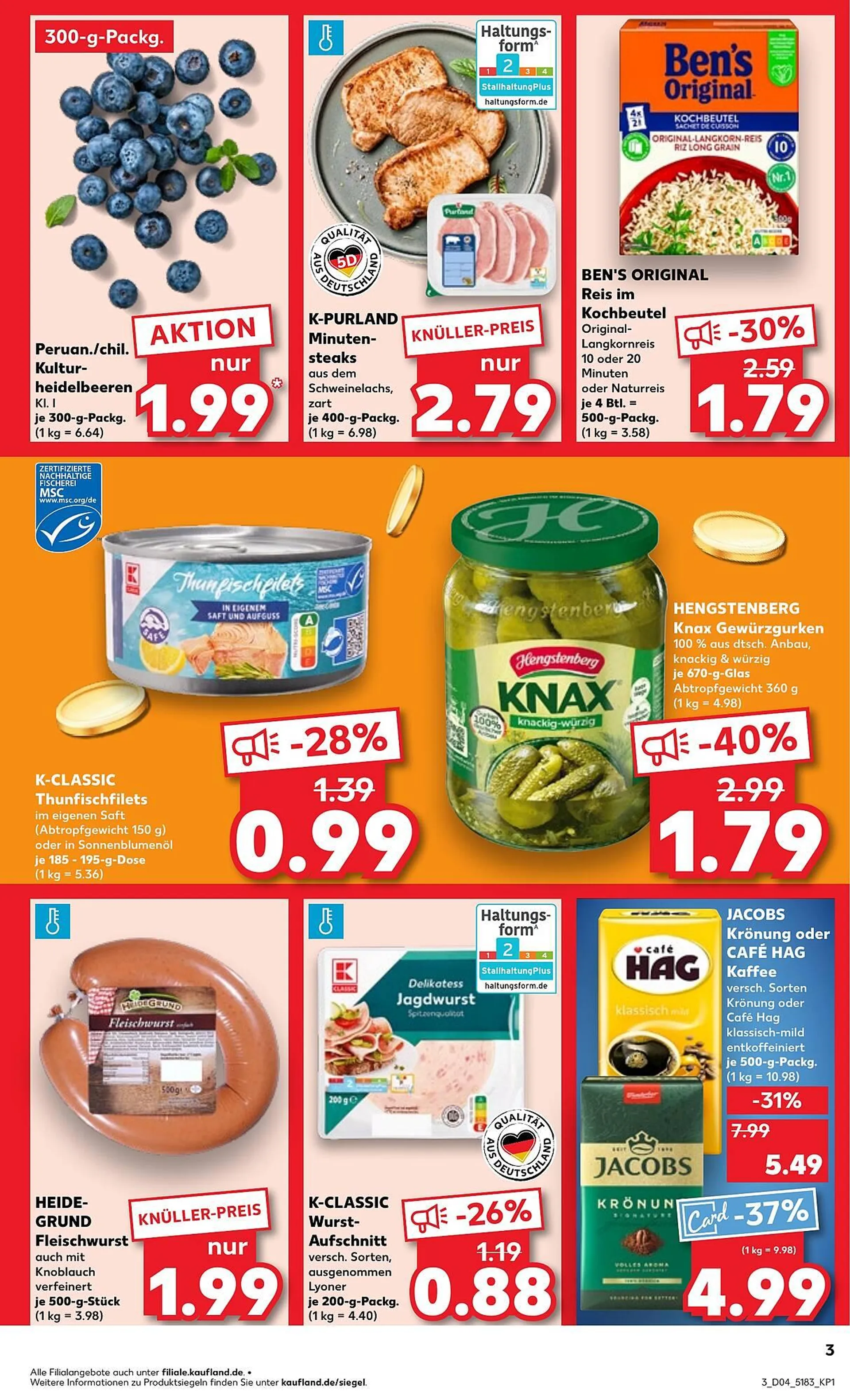 Kaufland Prospekt von 23. Januar bis 29. Januar 2025 - Prospekt seite 3