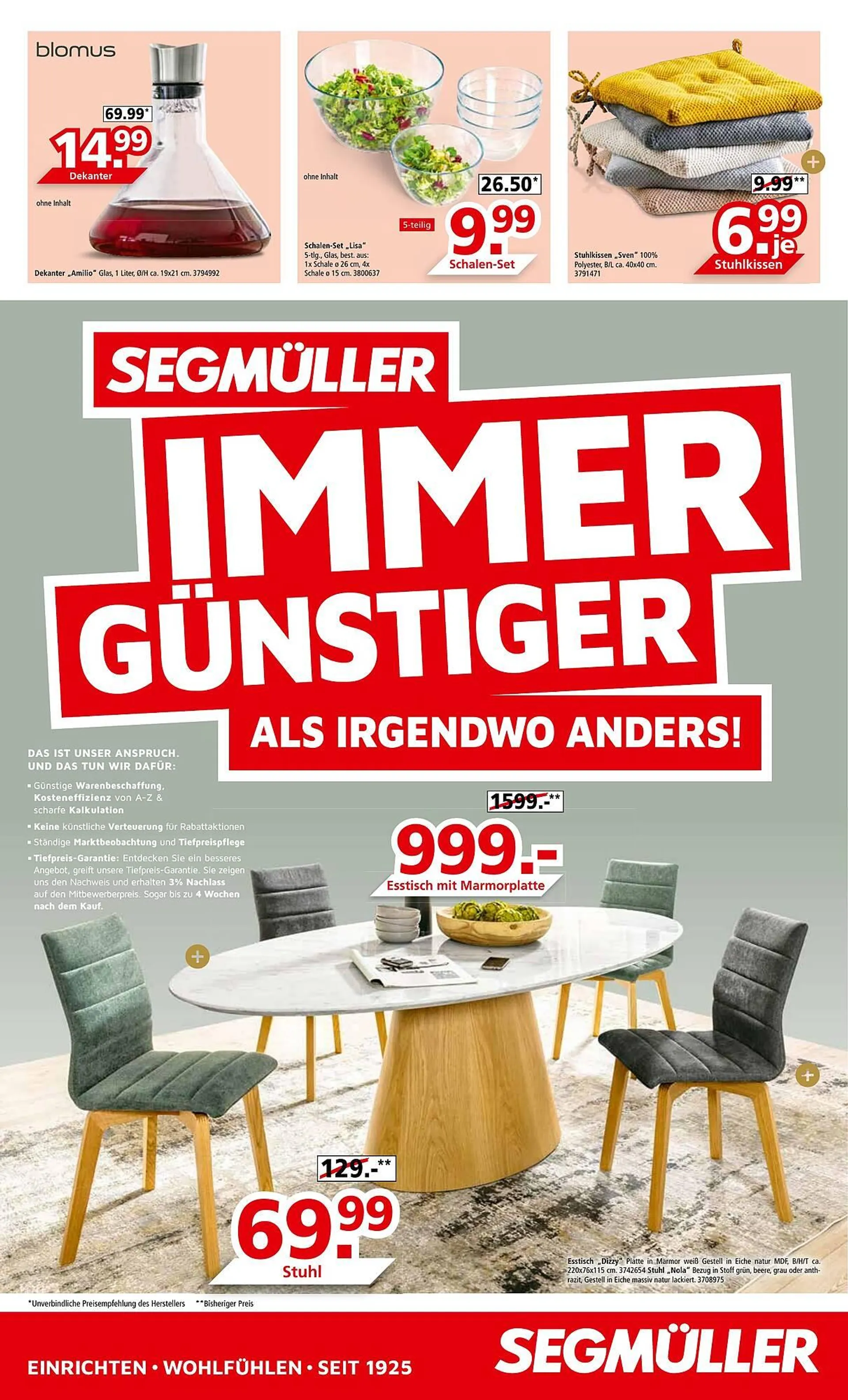 Segmüller Prospekt - 1