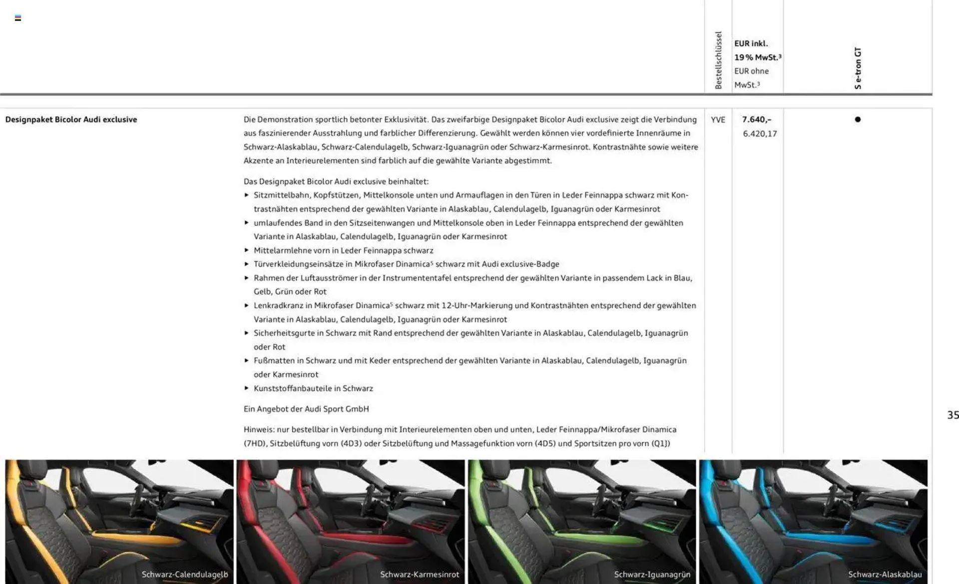 Audi Prospekt von 29. Januar bis 31. Dezember 2025 - Prospekt seite 35