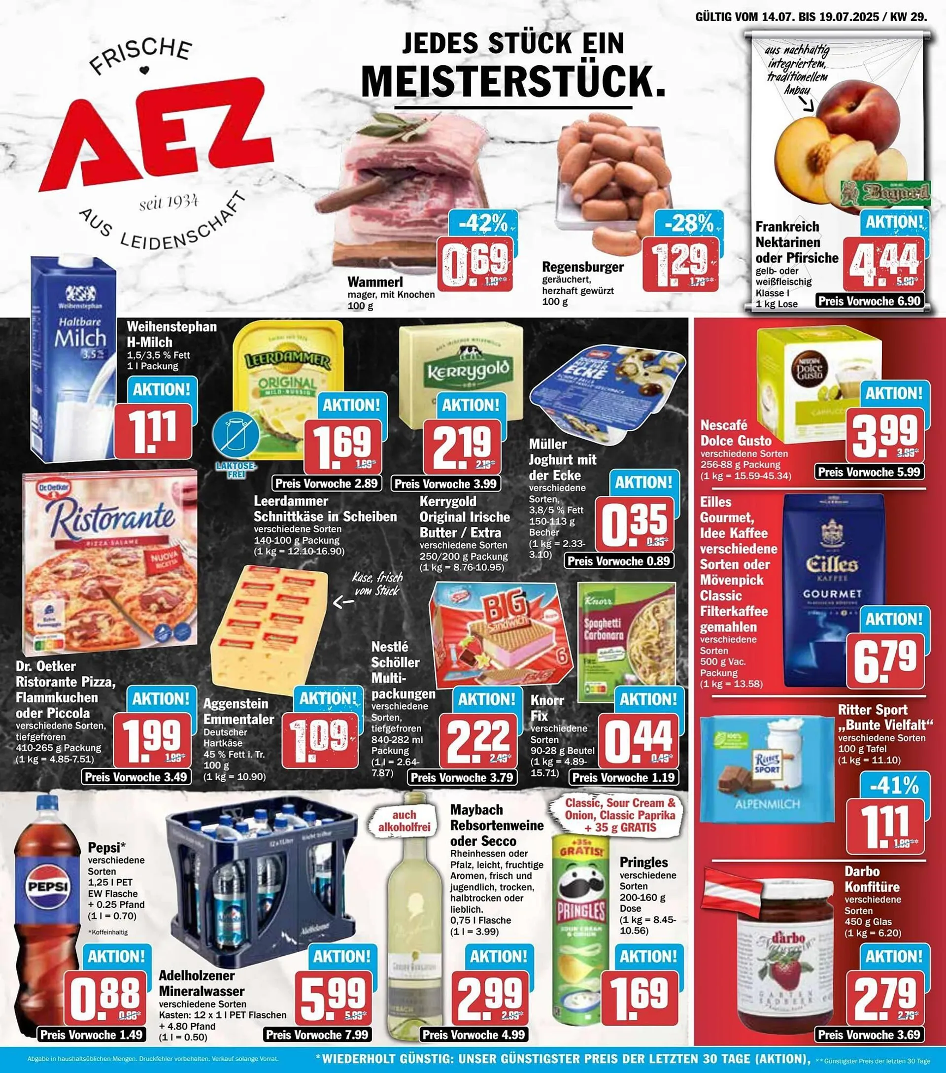 AEZ Prospekt von 14. Juli bis 20. Juli 2025 - Prospekt seite 1