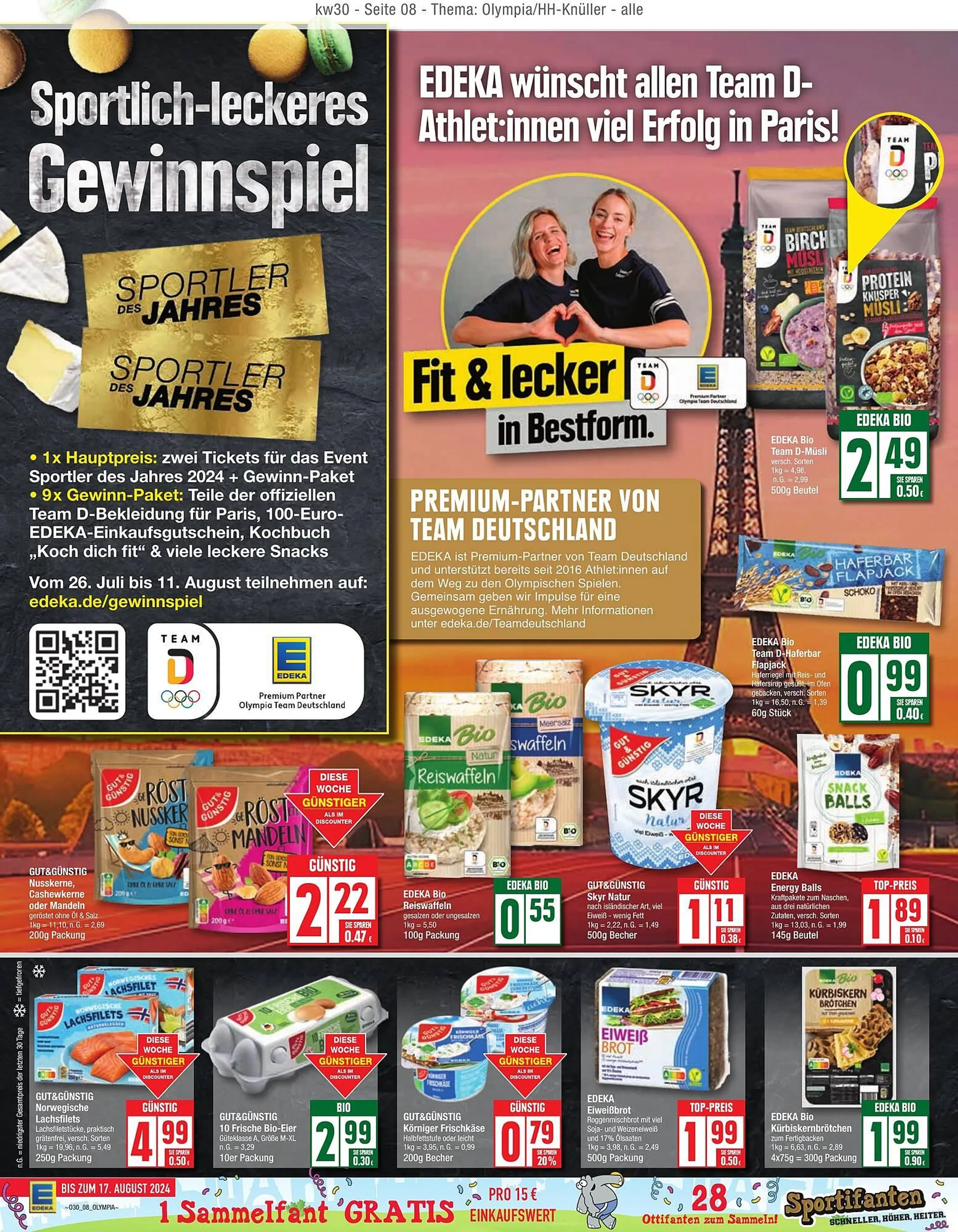 Edeka Prospekt von 22. Juli bis 27. Juli 2024 - Prospekt seite 8