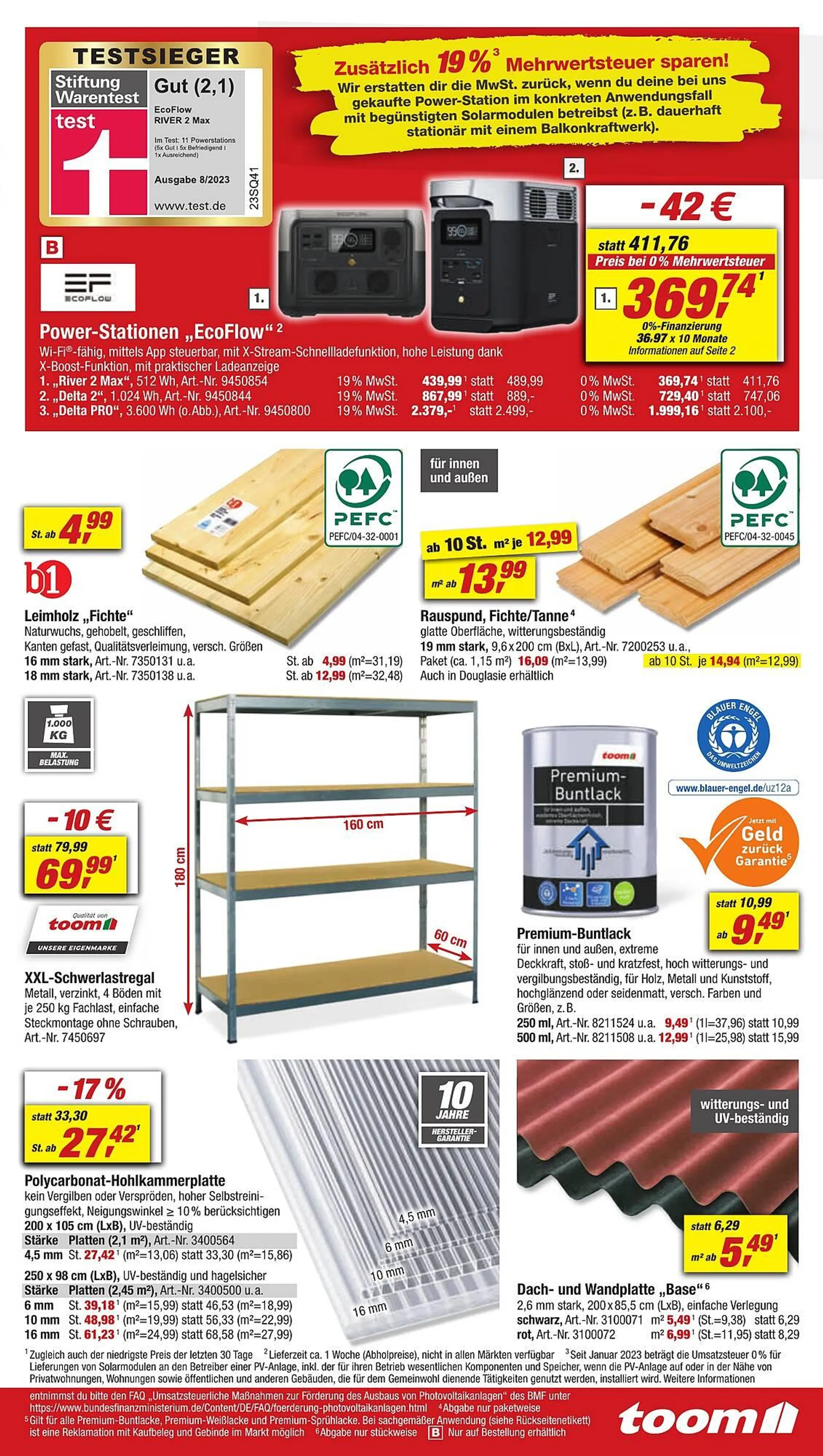 toom Baumarkt Prospekt von 29. Juni bis 5. Juli 2024 - Prospekt seite 9