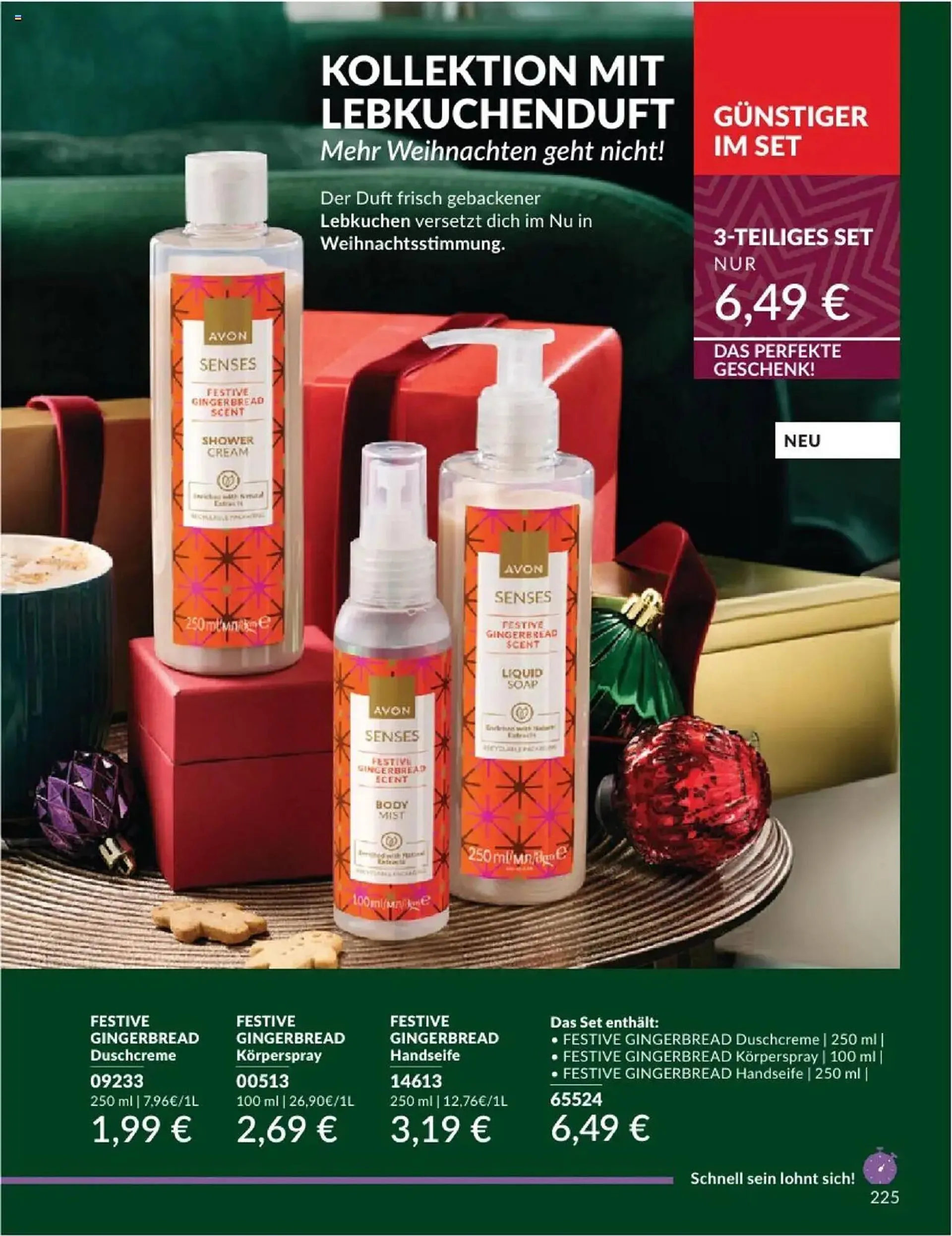 Avon Prospekt von 1. Dezember bis 30. Dezember 2024 - Prospekt seite 225