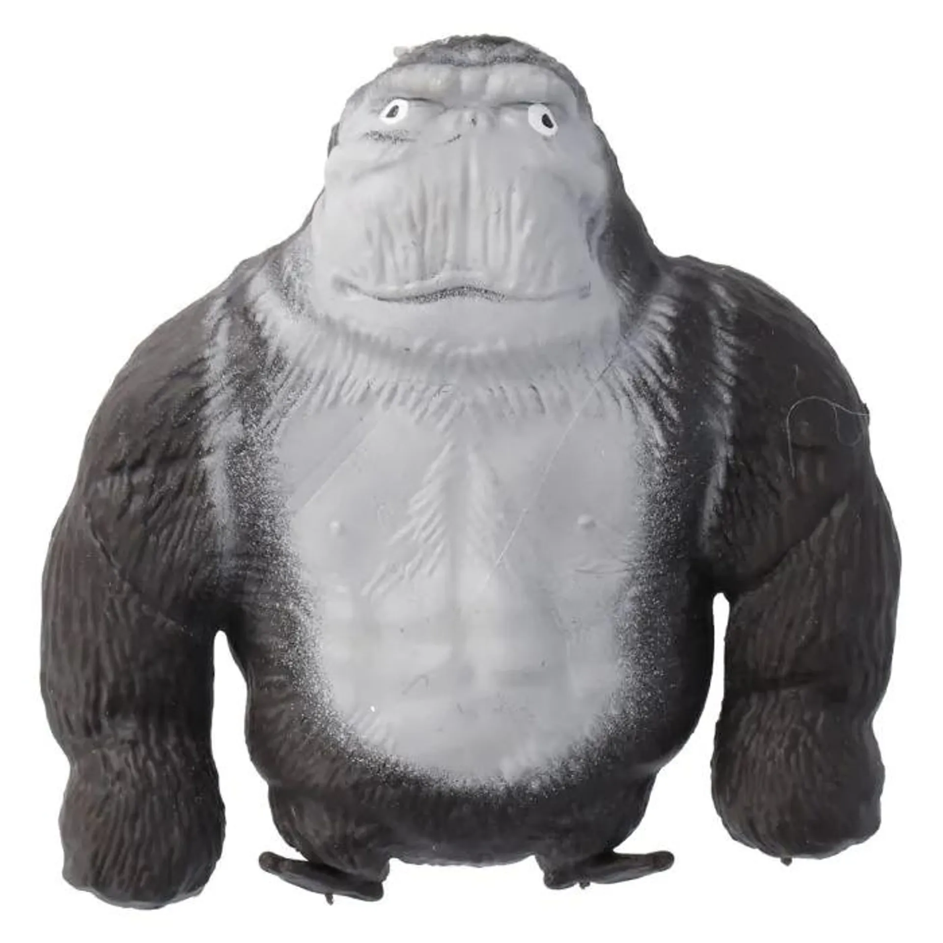 Stretch-Gorilla Quetsch, grau, 12 cm