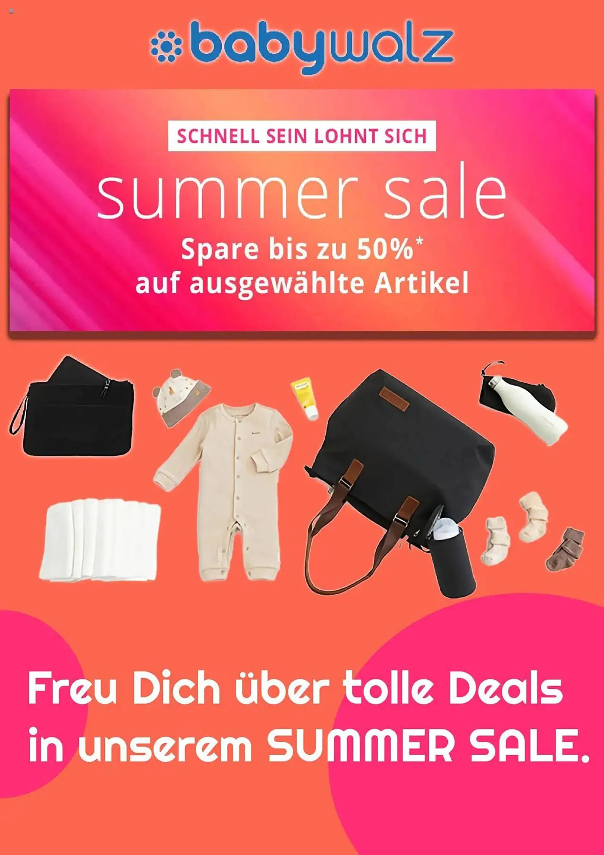Baby Walz Prospekt von 4. Juni bis 3. Juli 2025 - Prospekt seite 1
