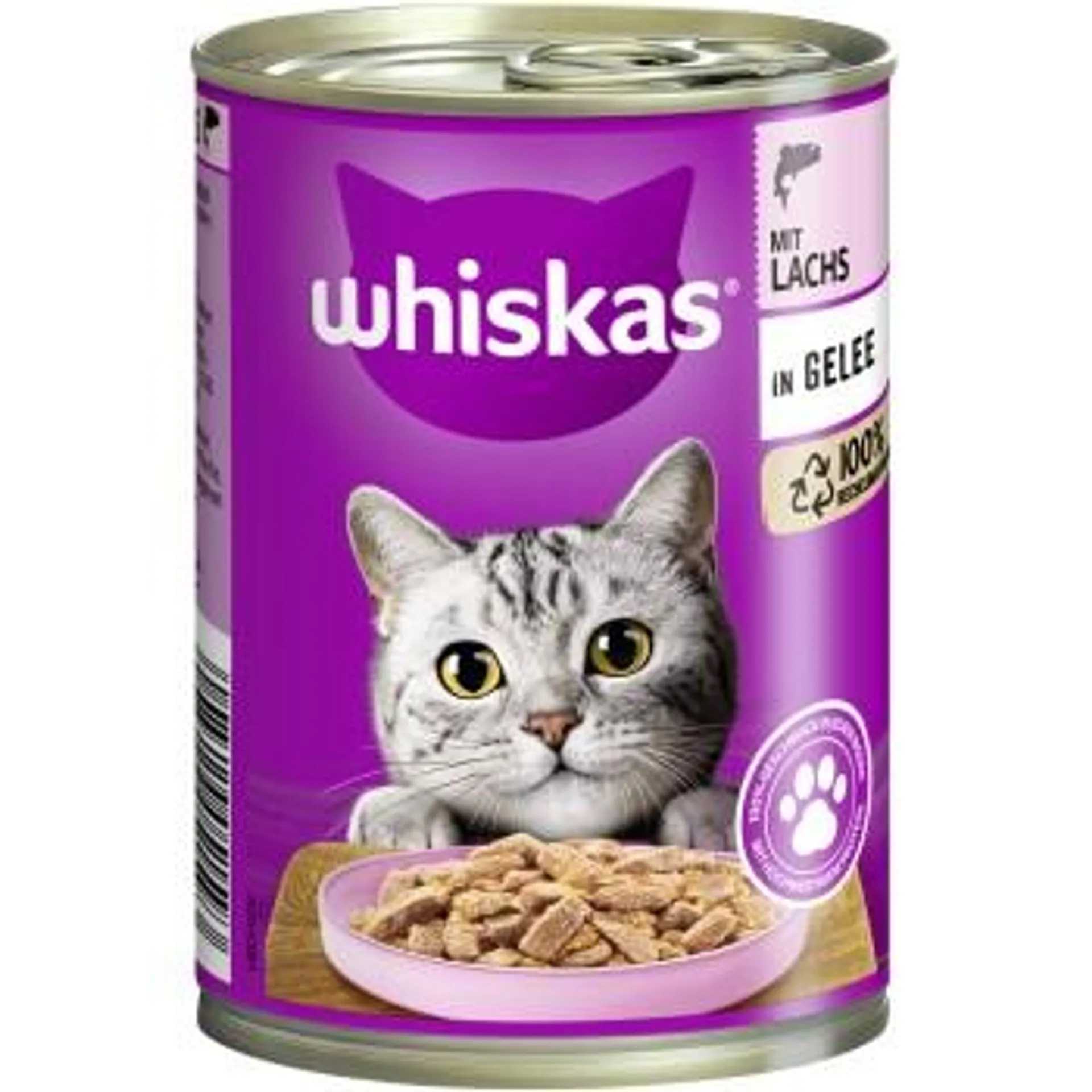 Whiskas Adult 1+ Gelee 12x400g Lachs