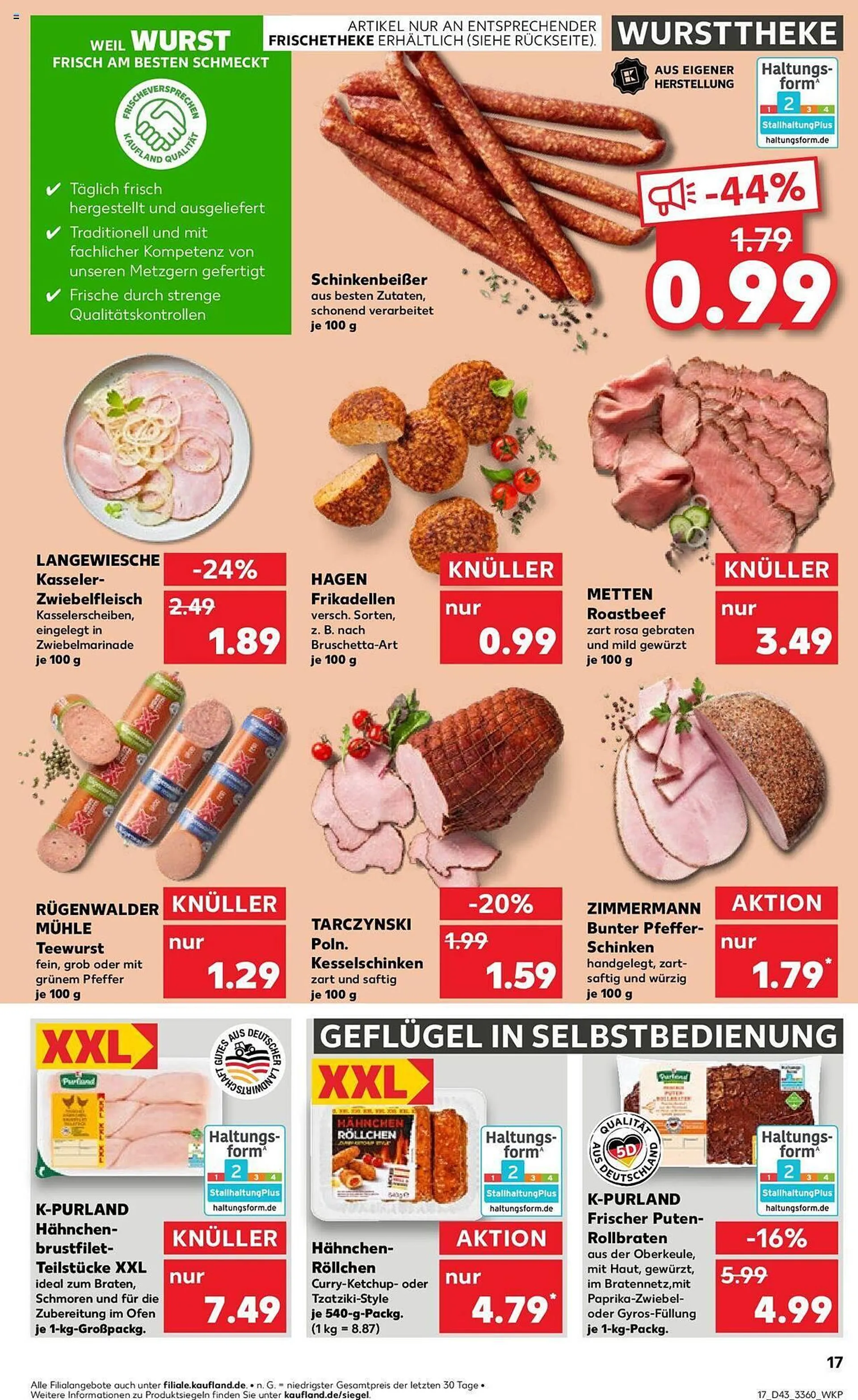 Kaufland Prospekt von 24. Oktober bis 30. Oktober 2024 - Prospekt seite 17