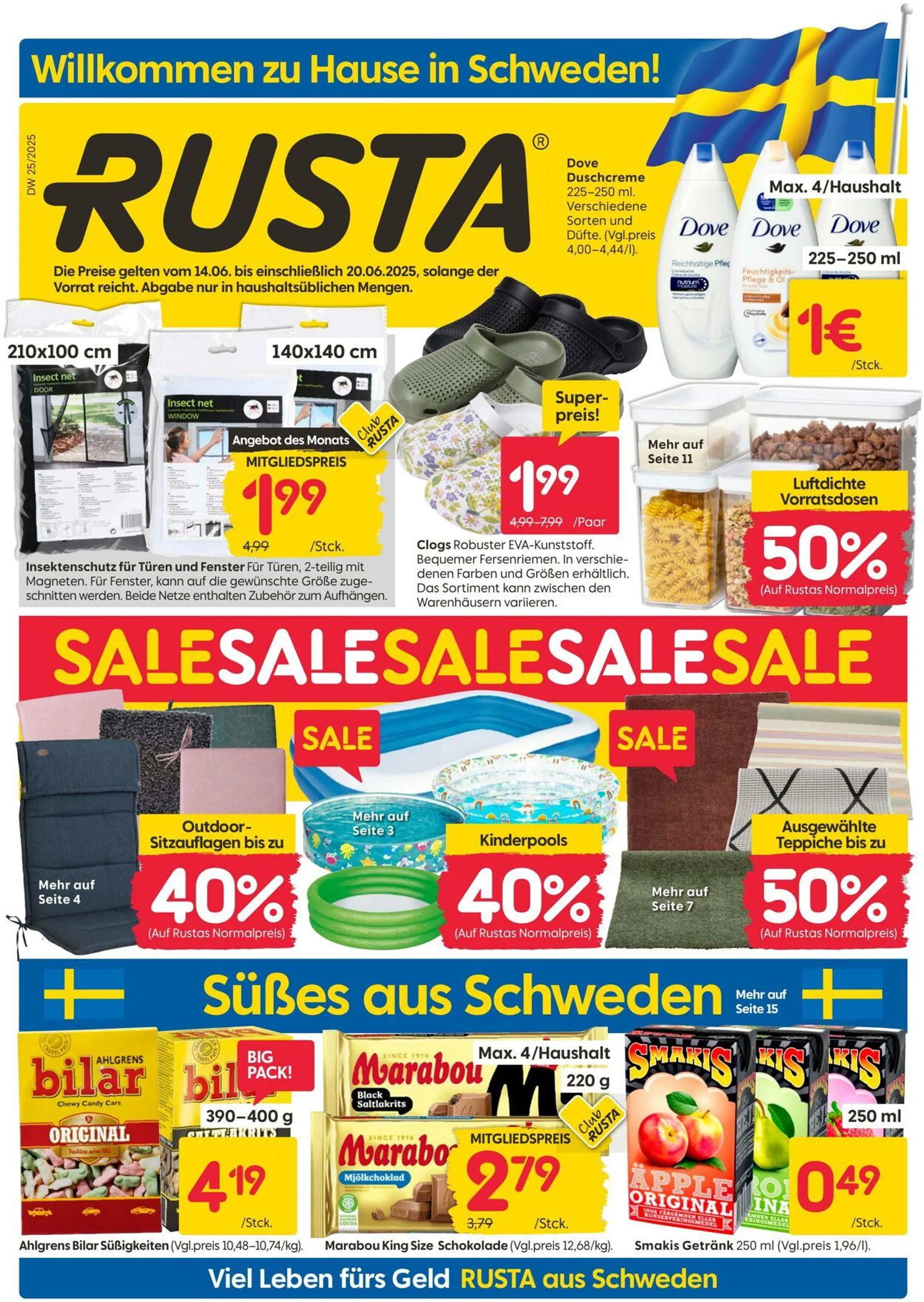 Rusta von 15. Juni bis 29. Juni 2025 - Prospekt seite 1