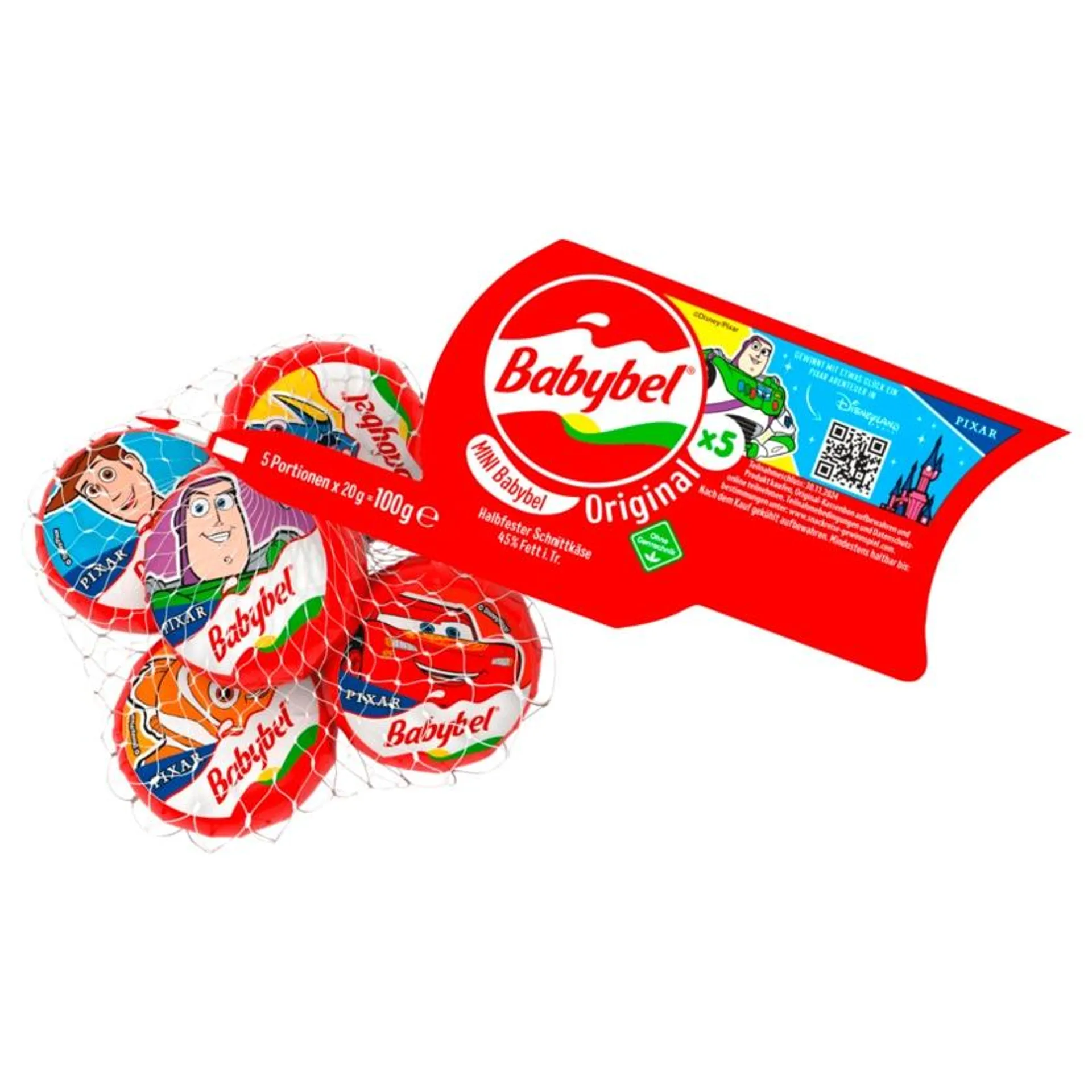 Mini Babybel Original Käse-Snack 5 Stück 100g