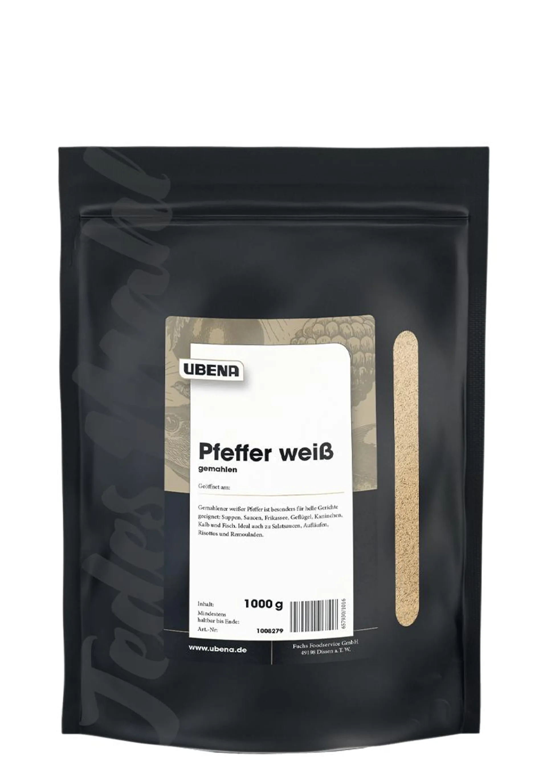 Ubena Pfeffer weiß gemahlen (1kg)