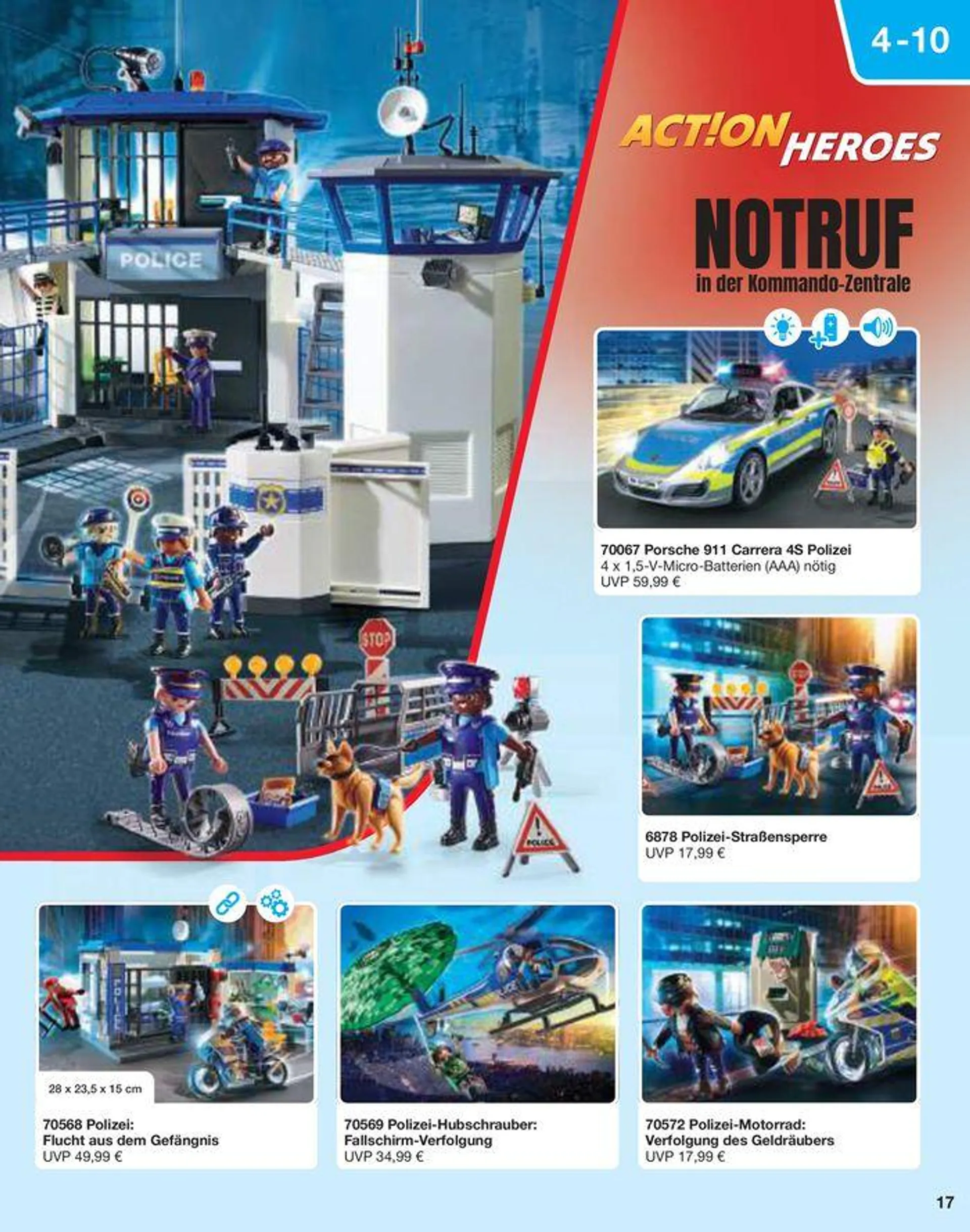 50 Years Of Playmobil von 9. Juli bis 31. Dezember 2024 - Prospekt seite 17