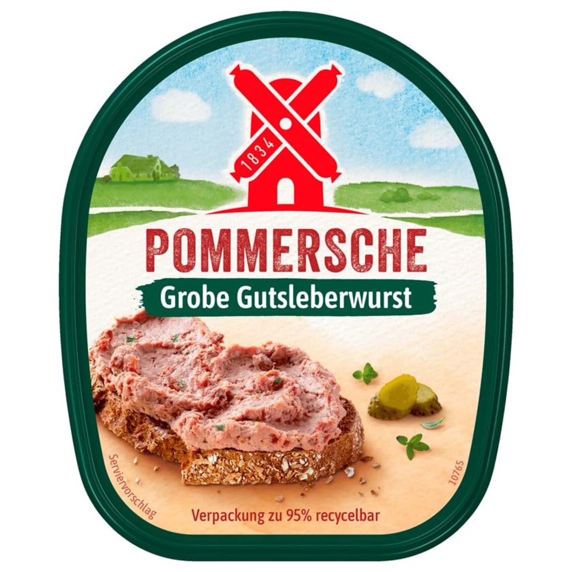 Rügenwalder Mühle Pommersche Gutsleberwurst grob 125g