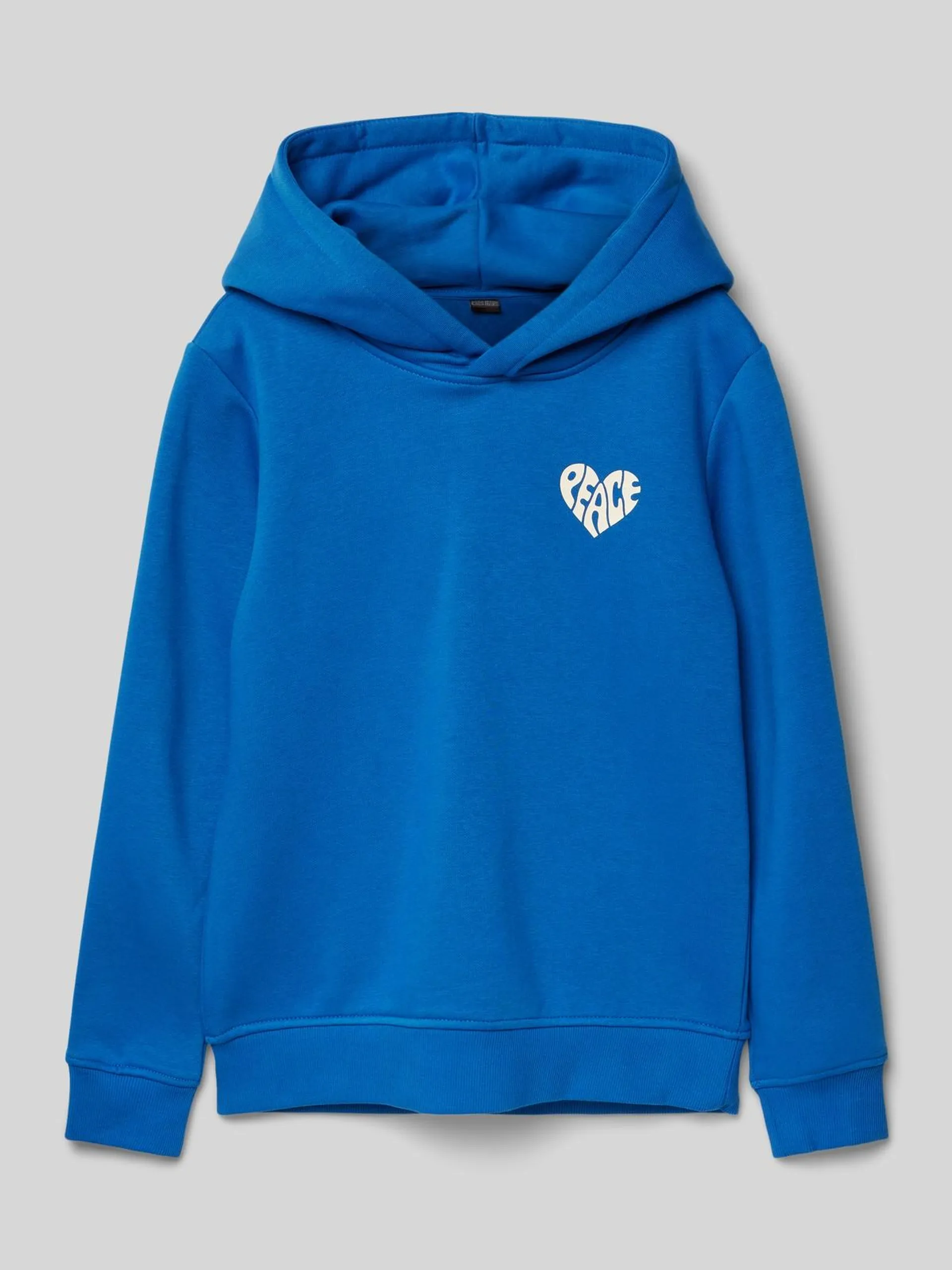 Hoodie mit Motiv-Print Modell 'LORY' in royal