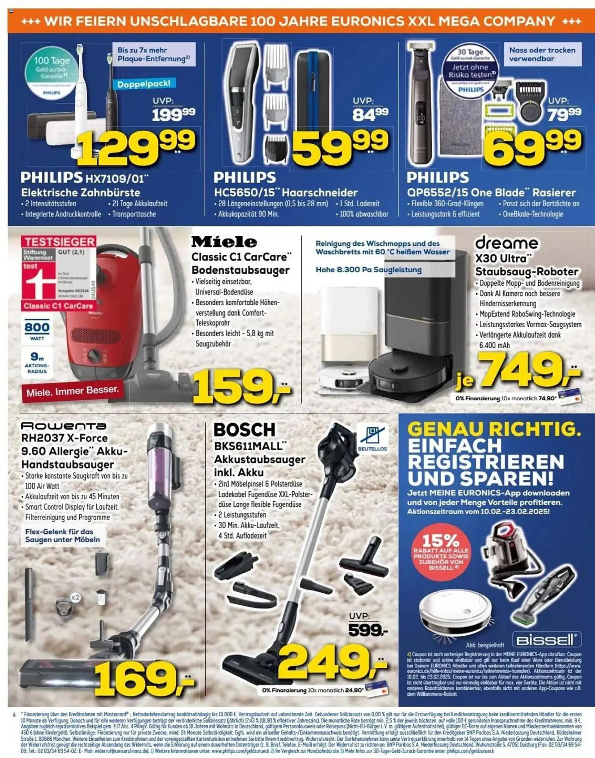 Euronics Prospekt von 19. Februar bis 25. Februar 2025 - Prospekt seite 6