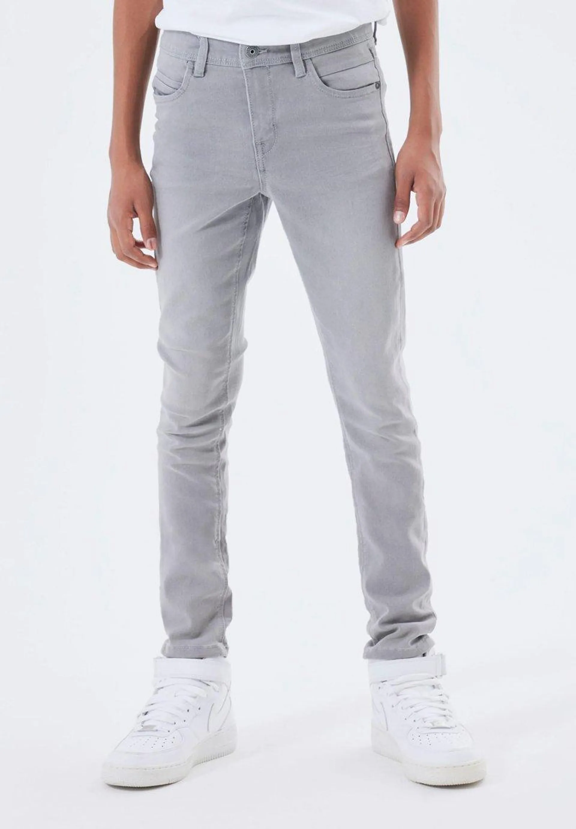 NKMSILAS - Slim fit jeans - medium grey denim