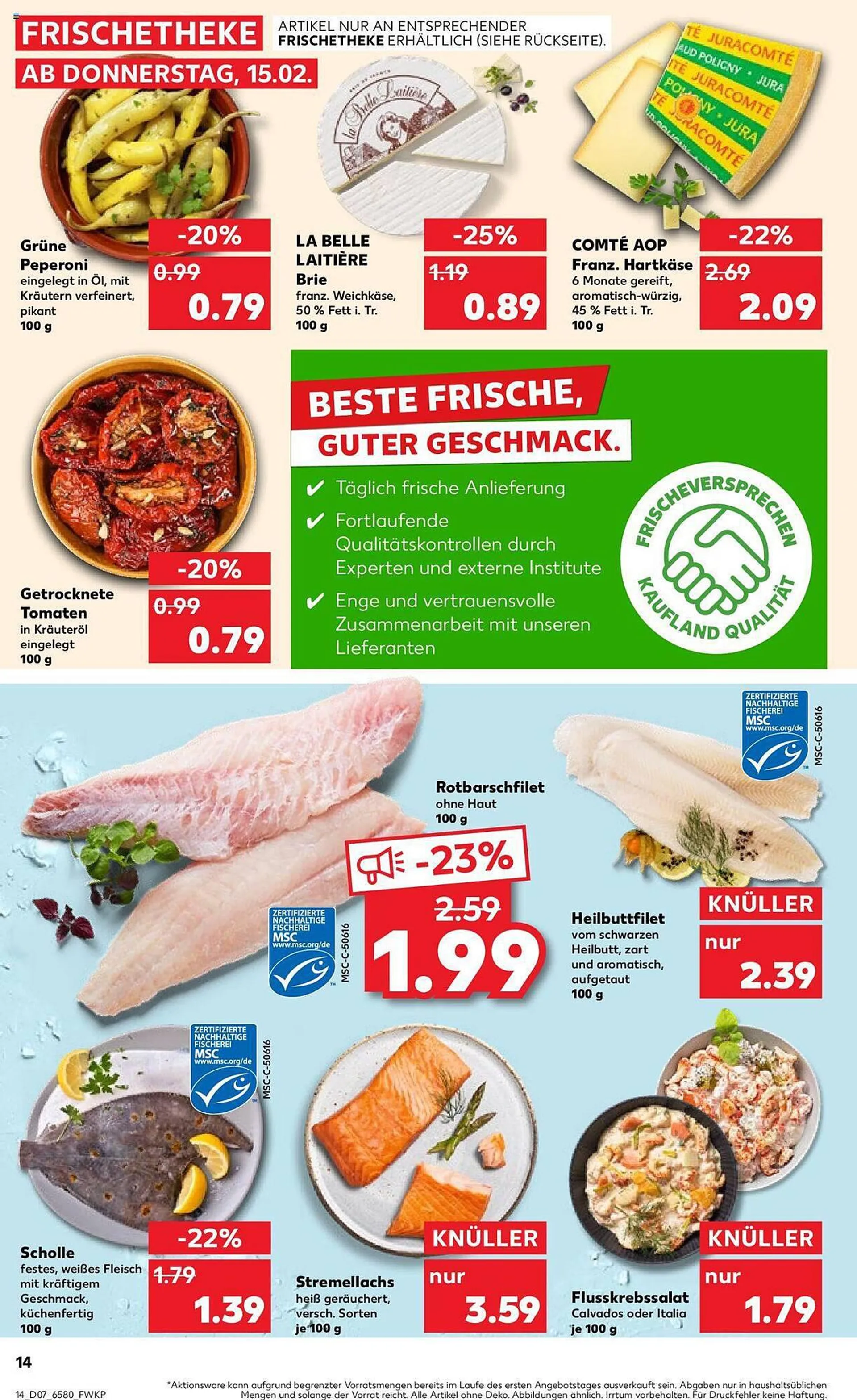 Kaufland Prospekt von 15. Februar bis 21. Februar 2024 - Prospekt seite 14