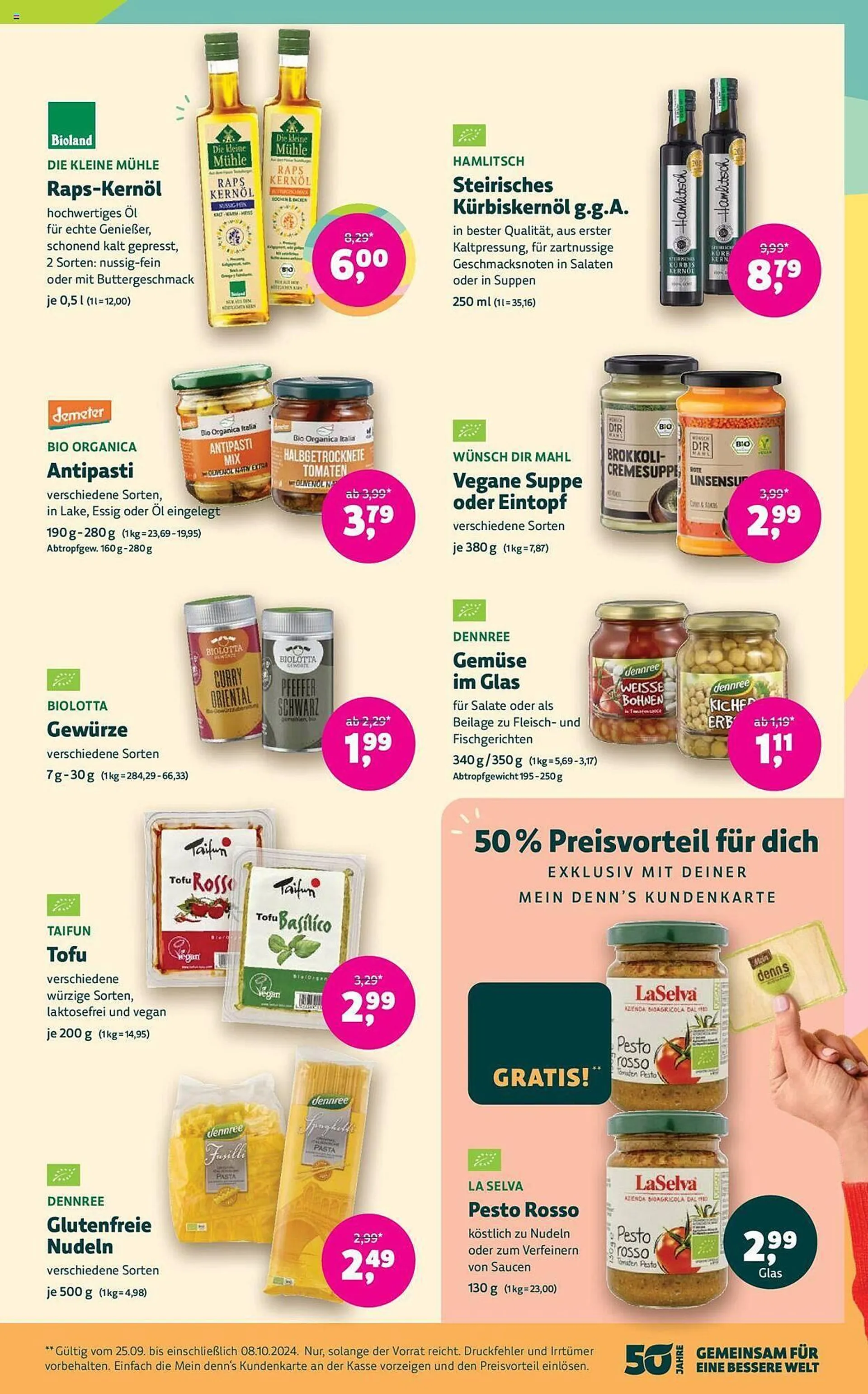 Biomarkt Prospekt von 25. September bis 8. Oktober 2024 - Prospekt seite 9