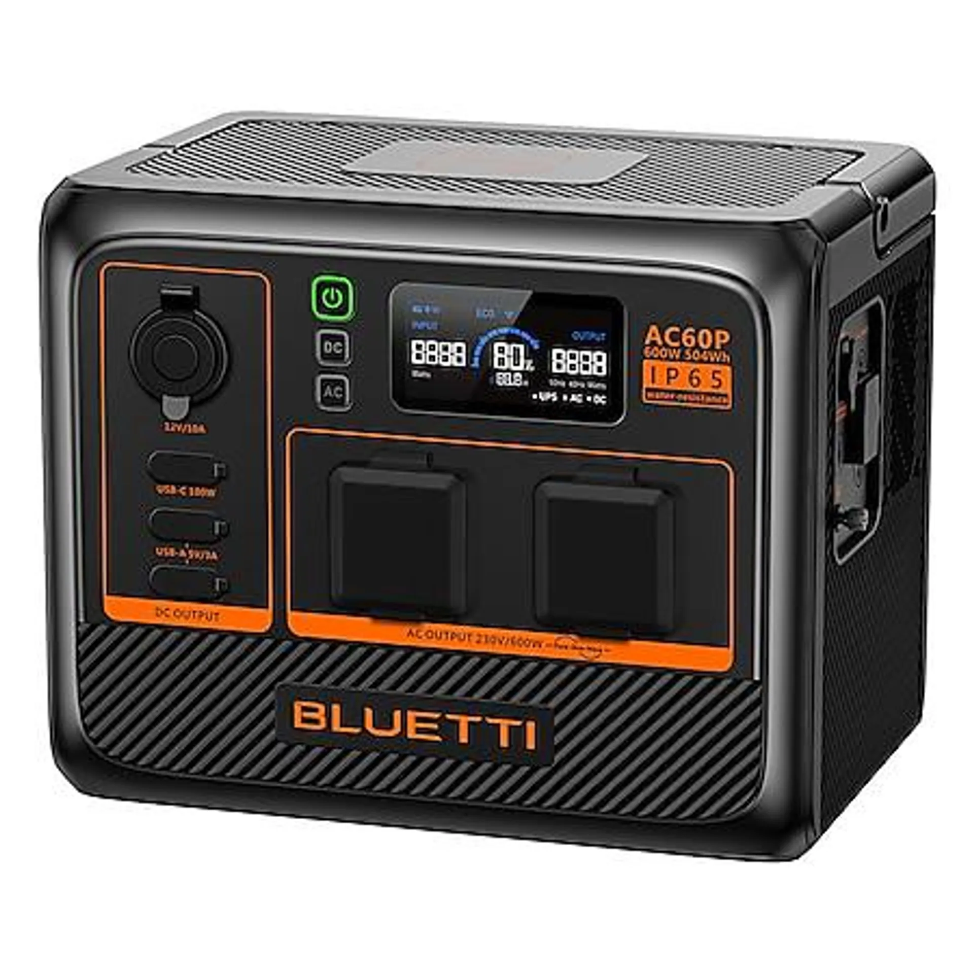 Bluetti Portable Power Station AC60P schwarz Powerstation