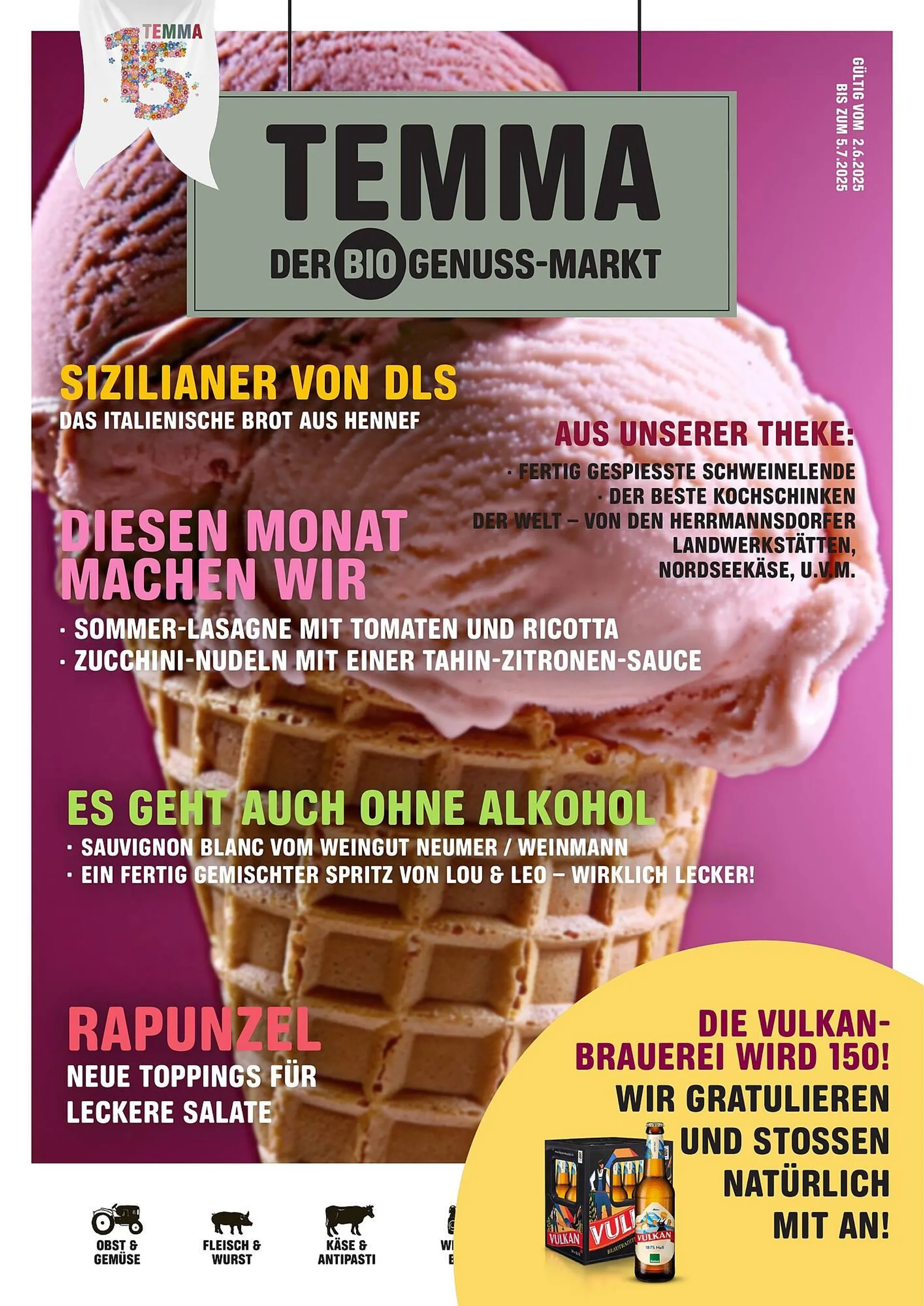 Temma Prospekt von 2. Juni bis 5. Juli 2025 - Prospekt seite 1