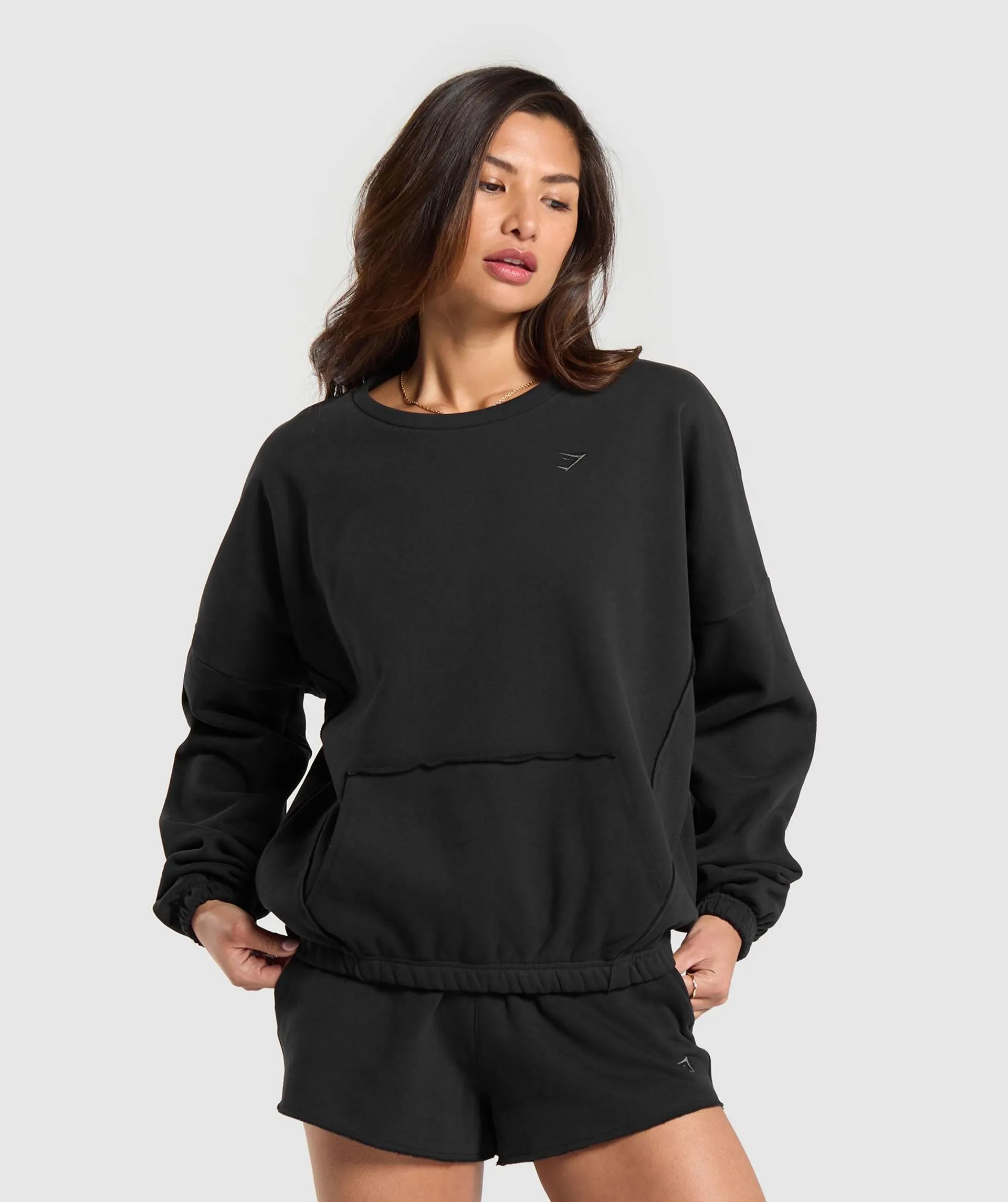 Fleece Oversized Sweatshirt