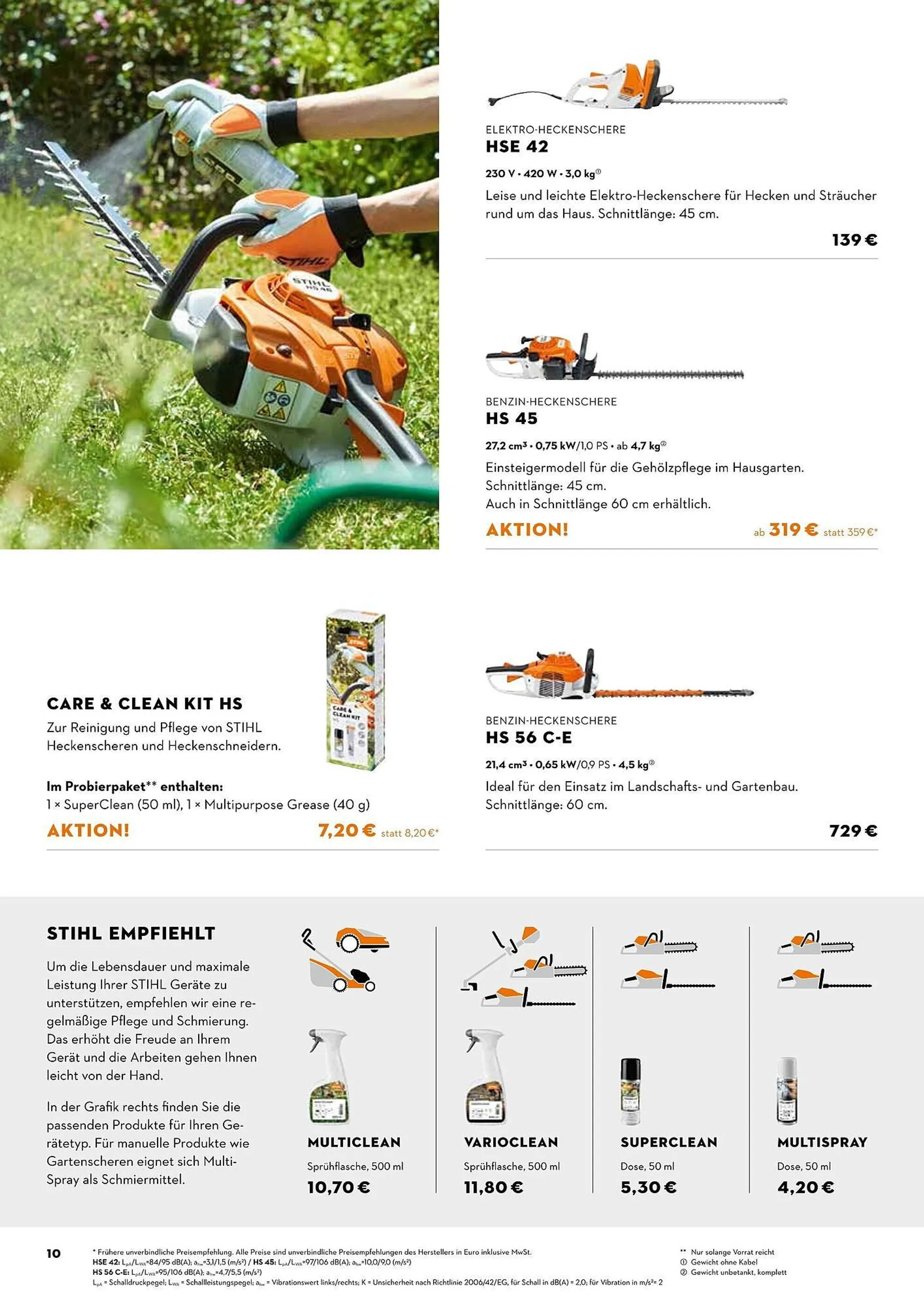 STIHL Prospekt von 27. August bis 31. Dezember 2024 - Prospekt seite 10