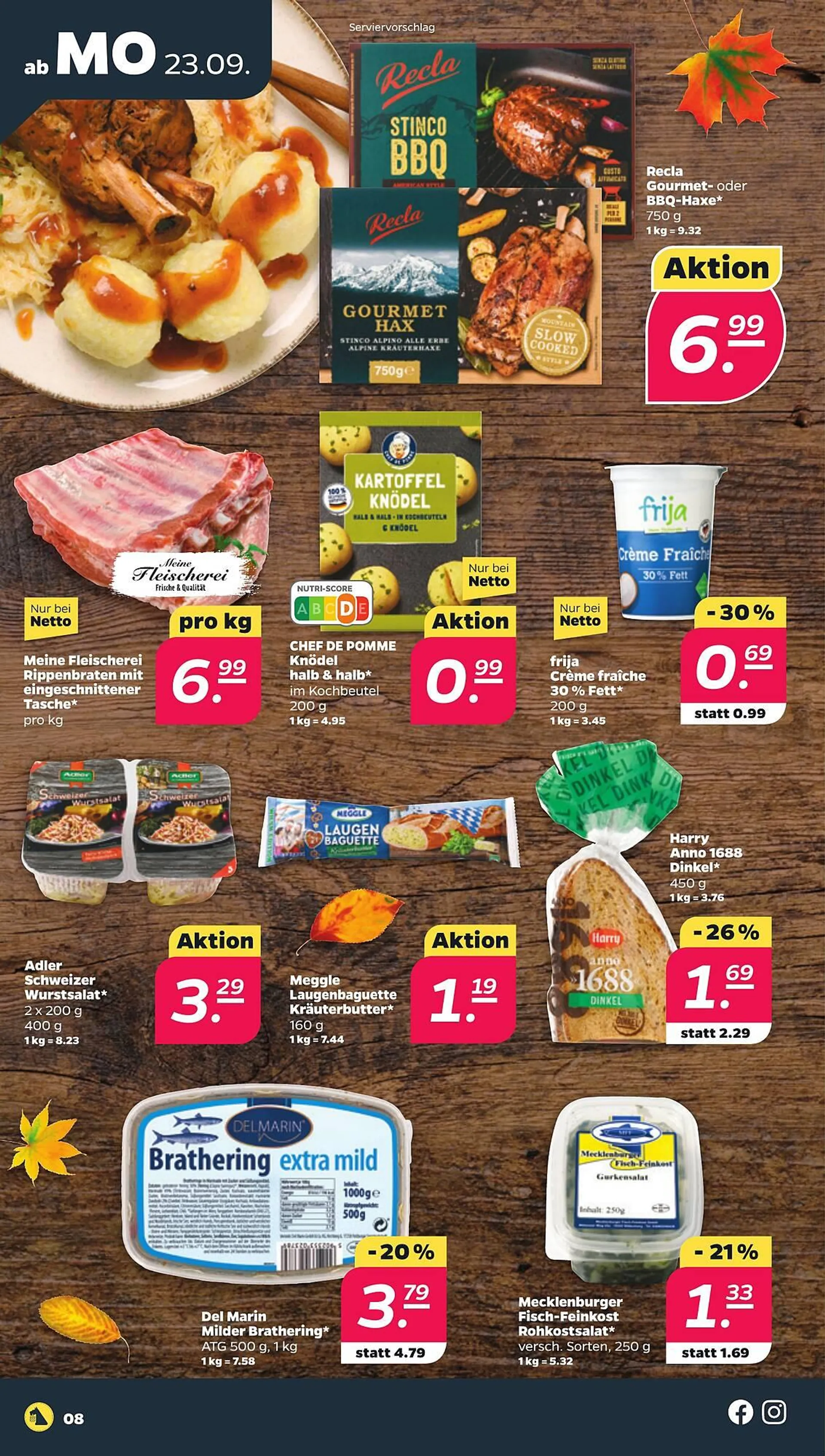 NETTO Prospekt von 23. September bis 28. September 2024 - Prospekt seite 8