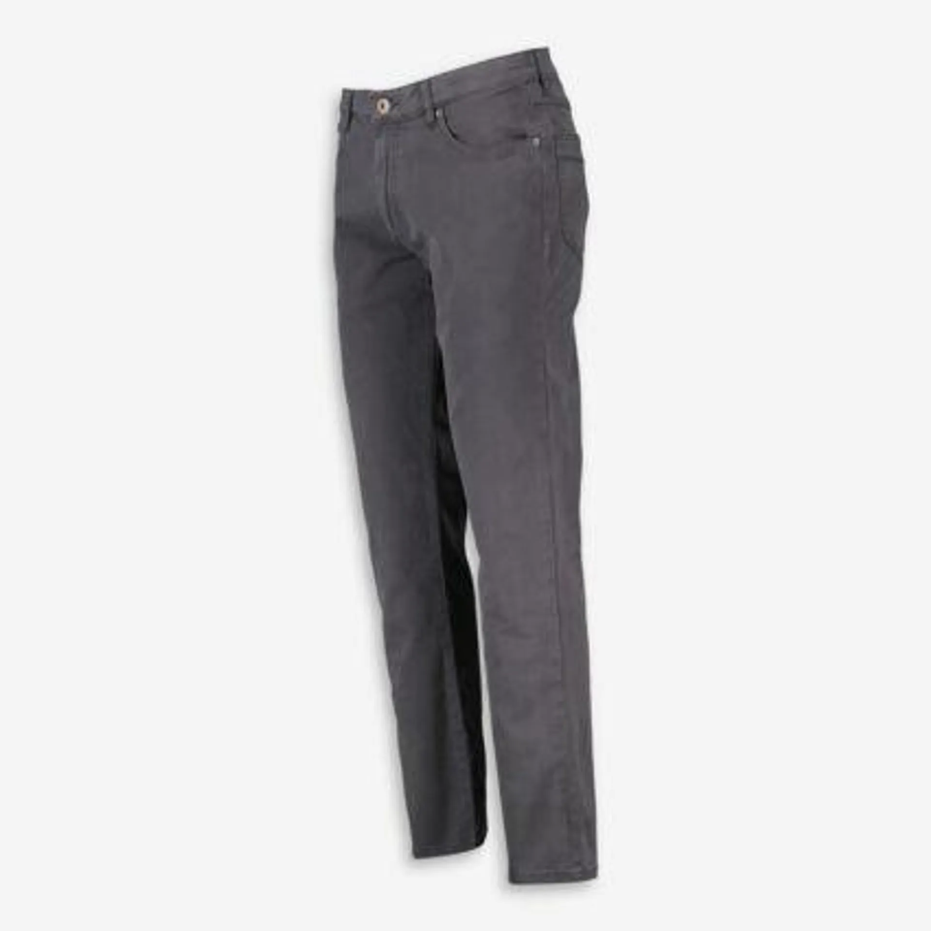 Dunkelgraue Tapered Leg Jeans