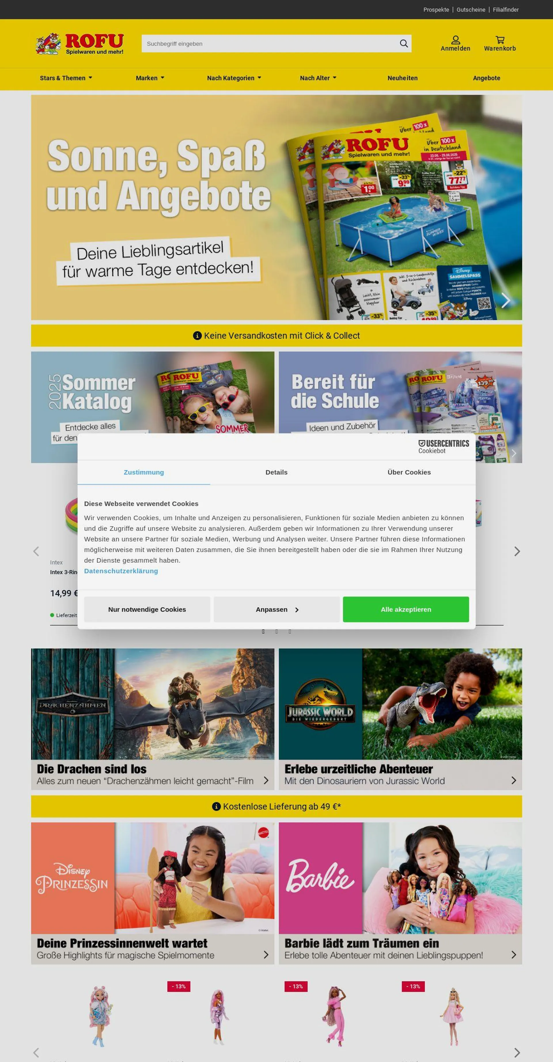 ROFU Kinderland Aktueller Prospekt von 23. Juni bis 2. Juli 2025 - Prospekt seite 1