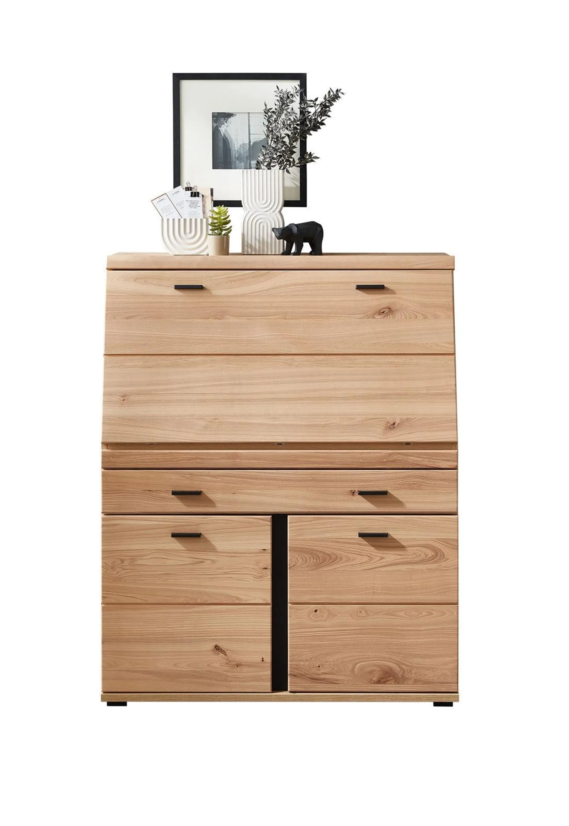 Sekretär Sonos II Front Altesche massiv gebürstet 98 x 124 x 38 cm