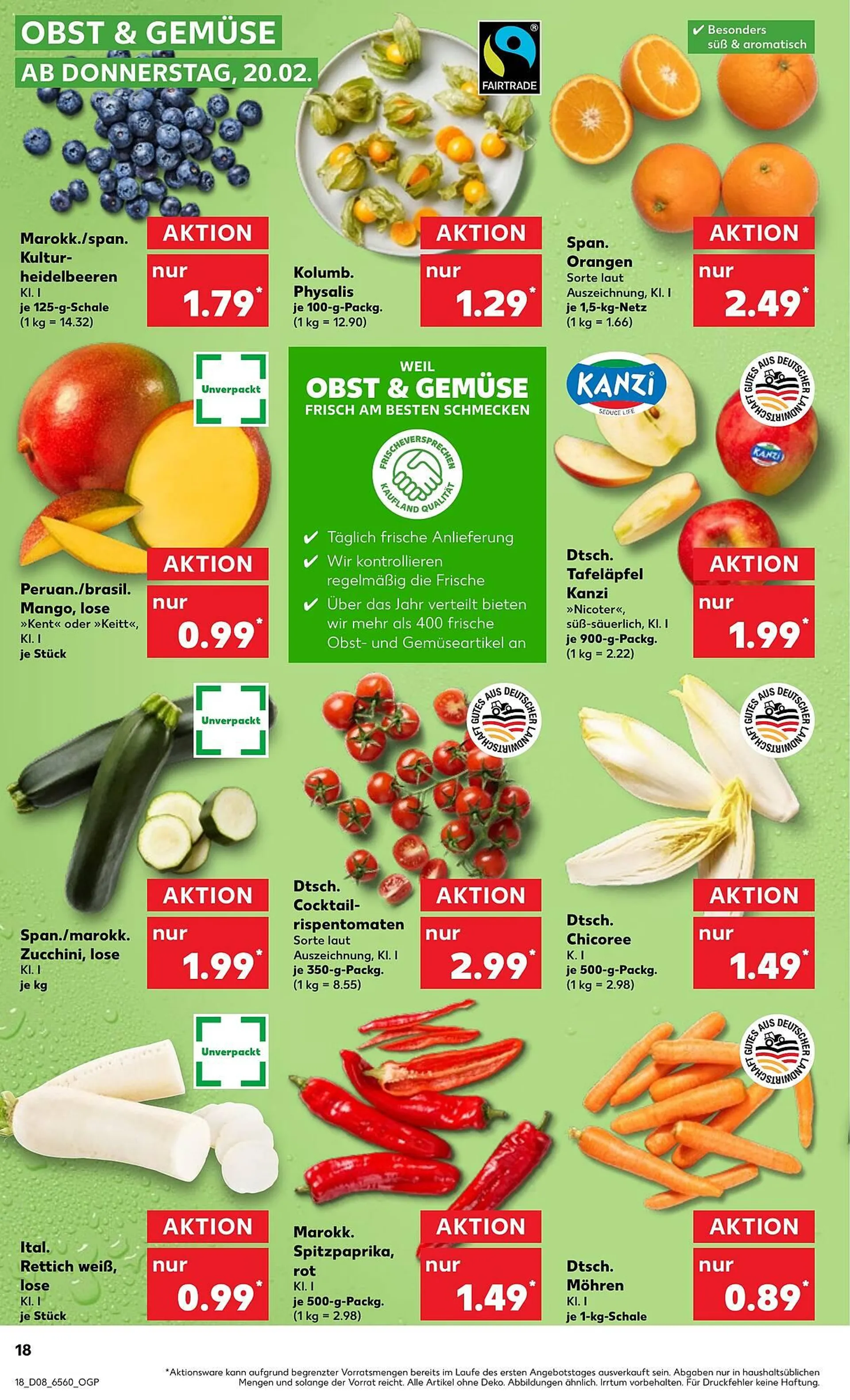 Kaufland Prospekt von 20. Februar bis 26. Februar 2025 - Prospekt seite 18