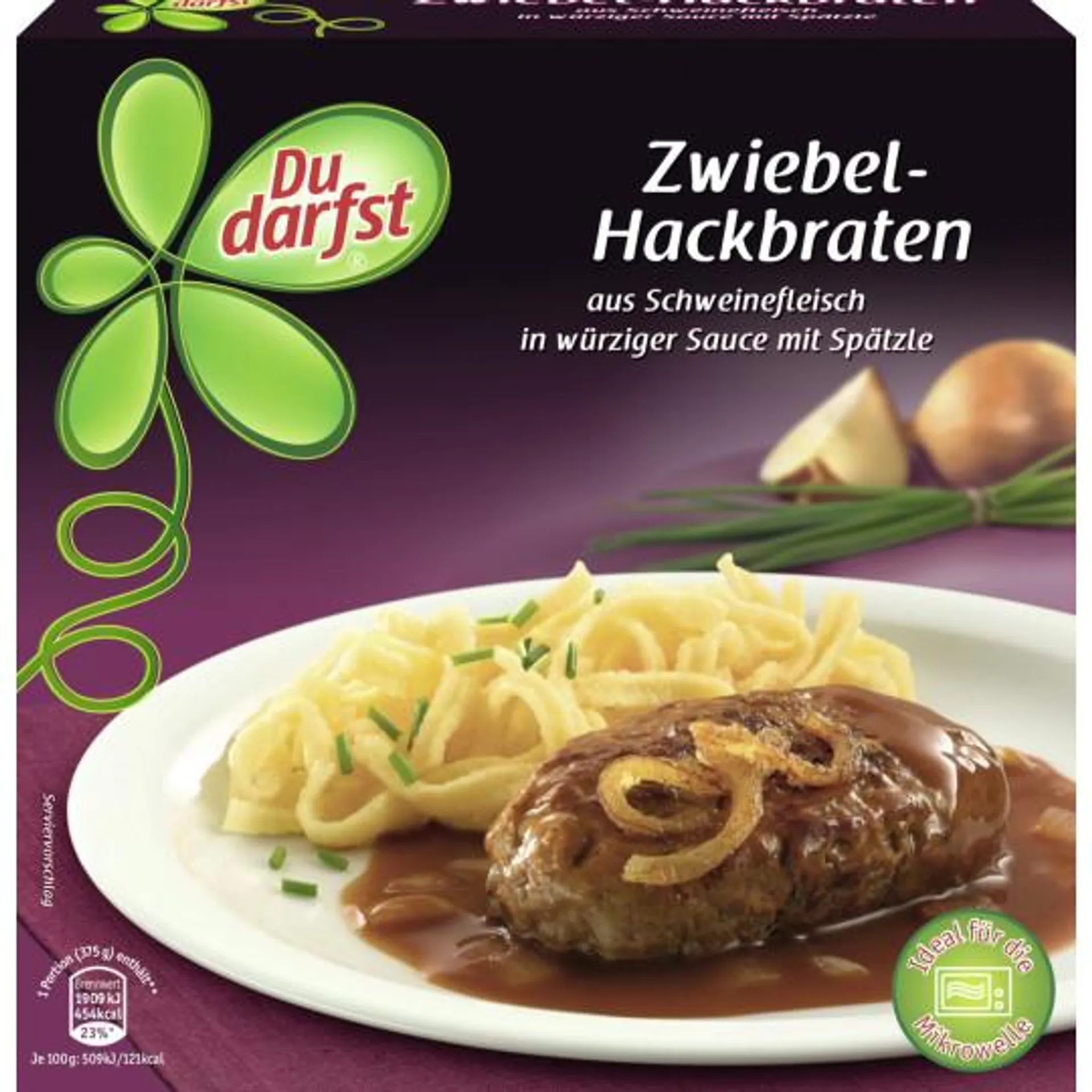 Du darfst Zwiebel-Hackbraten 375G