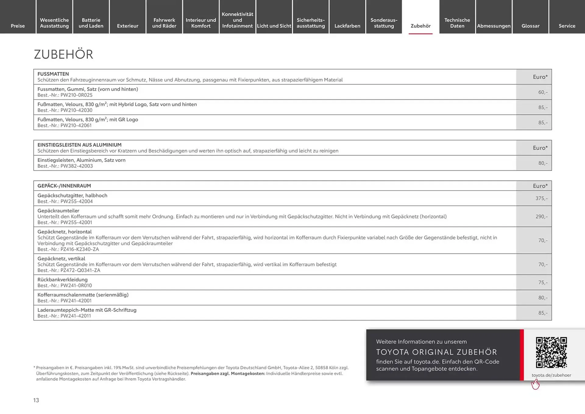 Toyota Prospekt von 26. September bis 26. September 2025 - Prospekt seite 13