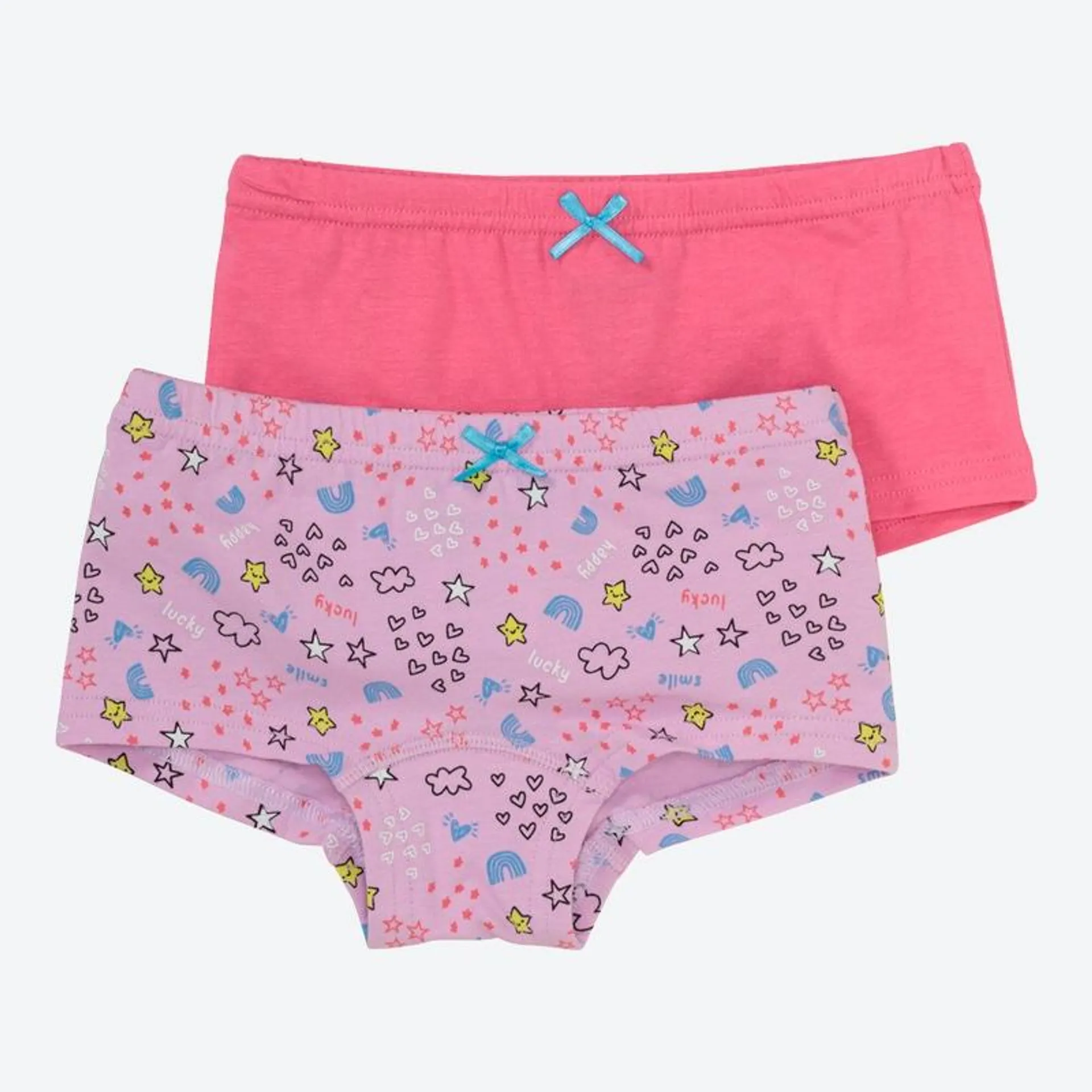 Kinder-Mädchen-Panty mit verschiedenen Designs, 2er-Pack