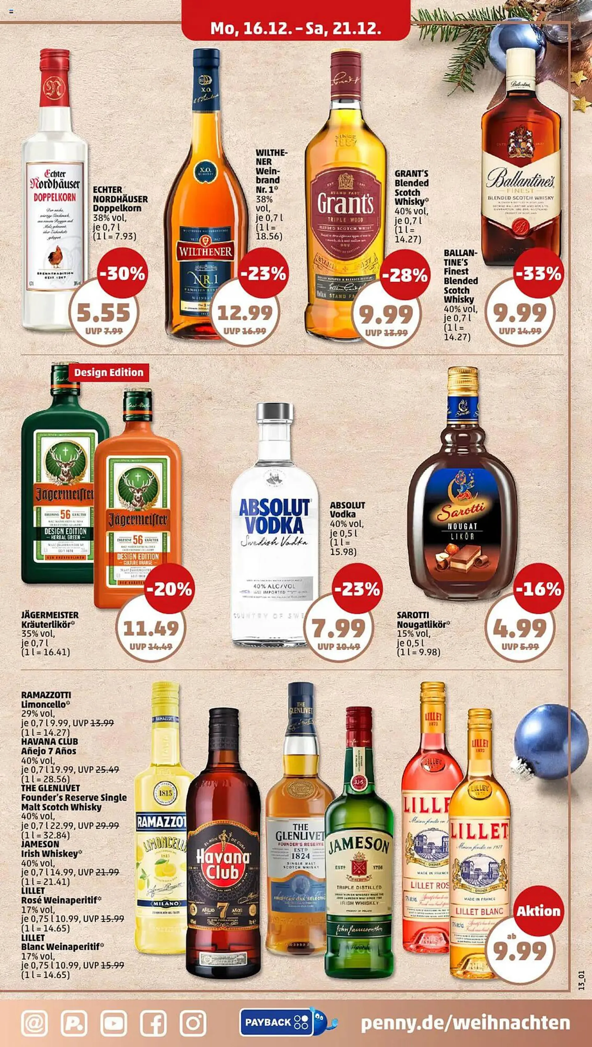 PENNY Prospekt von 16. Dezember bis 21. Dezember 2024 - Prospekt seite 13