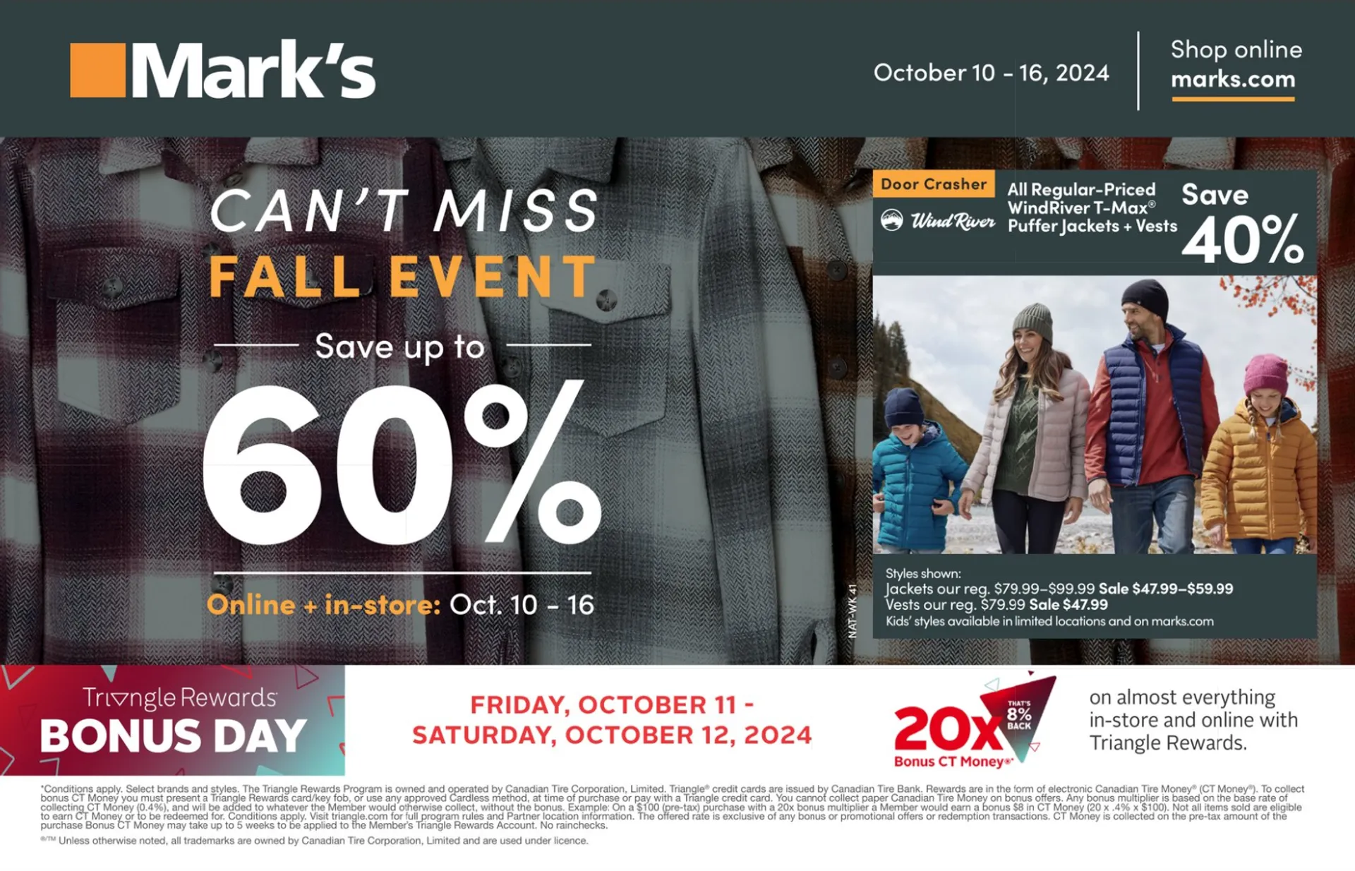 Mark's weekly flyer from October 10 to October 16 2024 - flyer page 