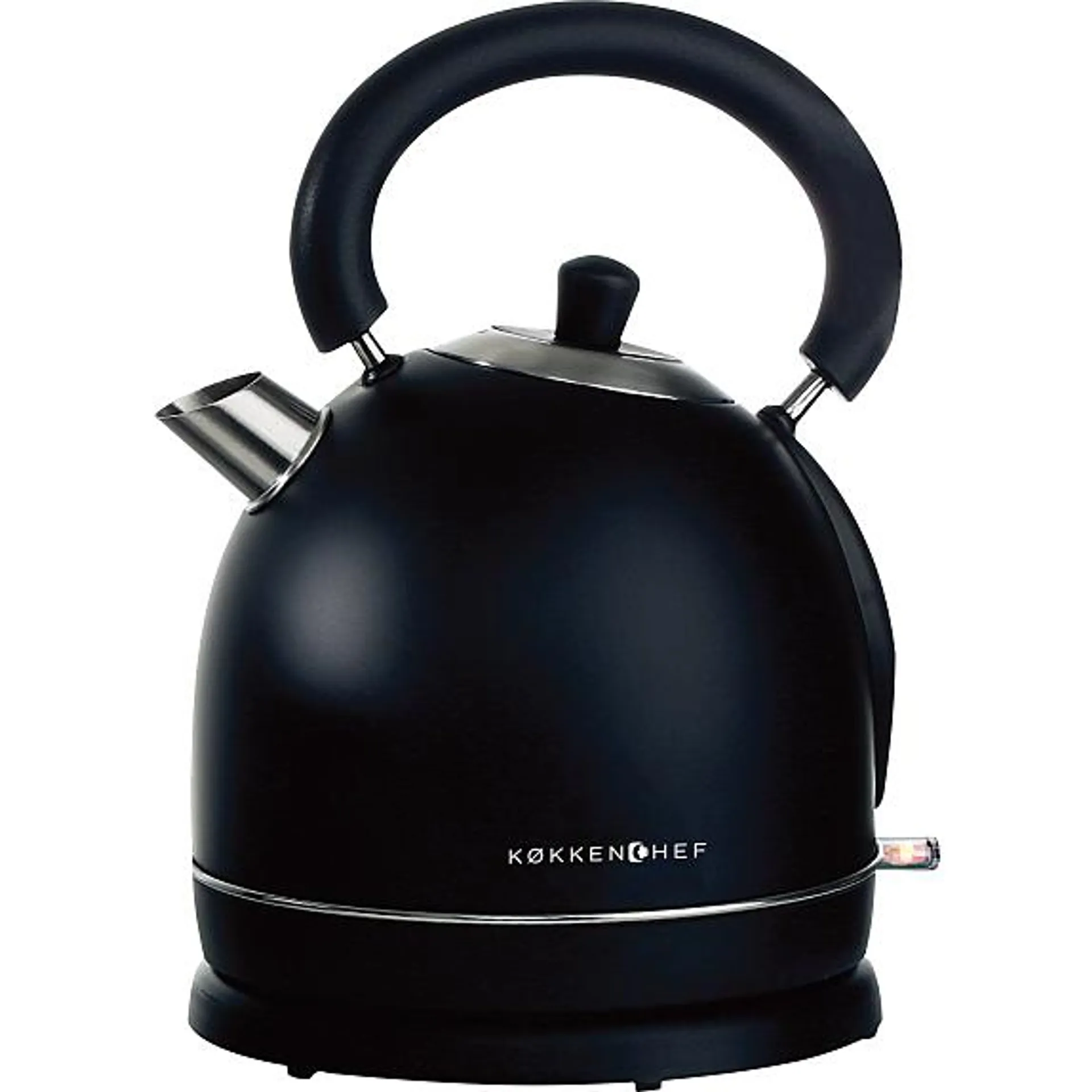 Køkkenchef dome kedel 1,7 liter - mat sort